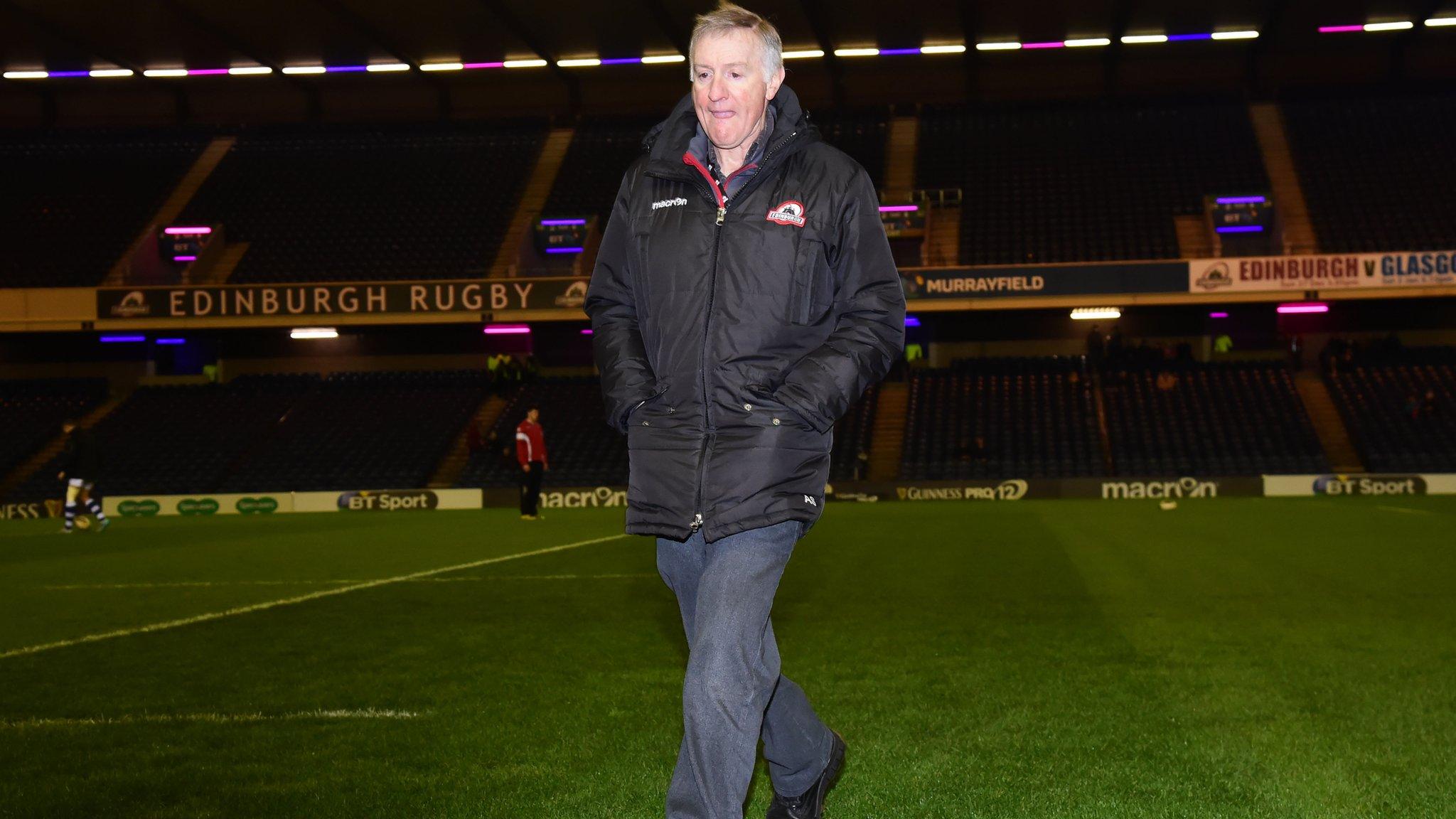 Alan Solomons at Murrayfield