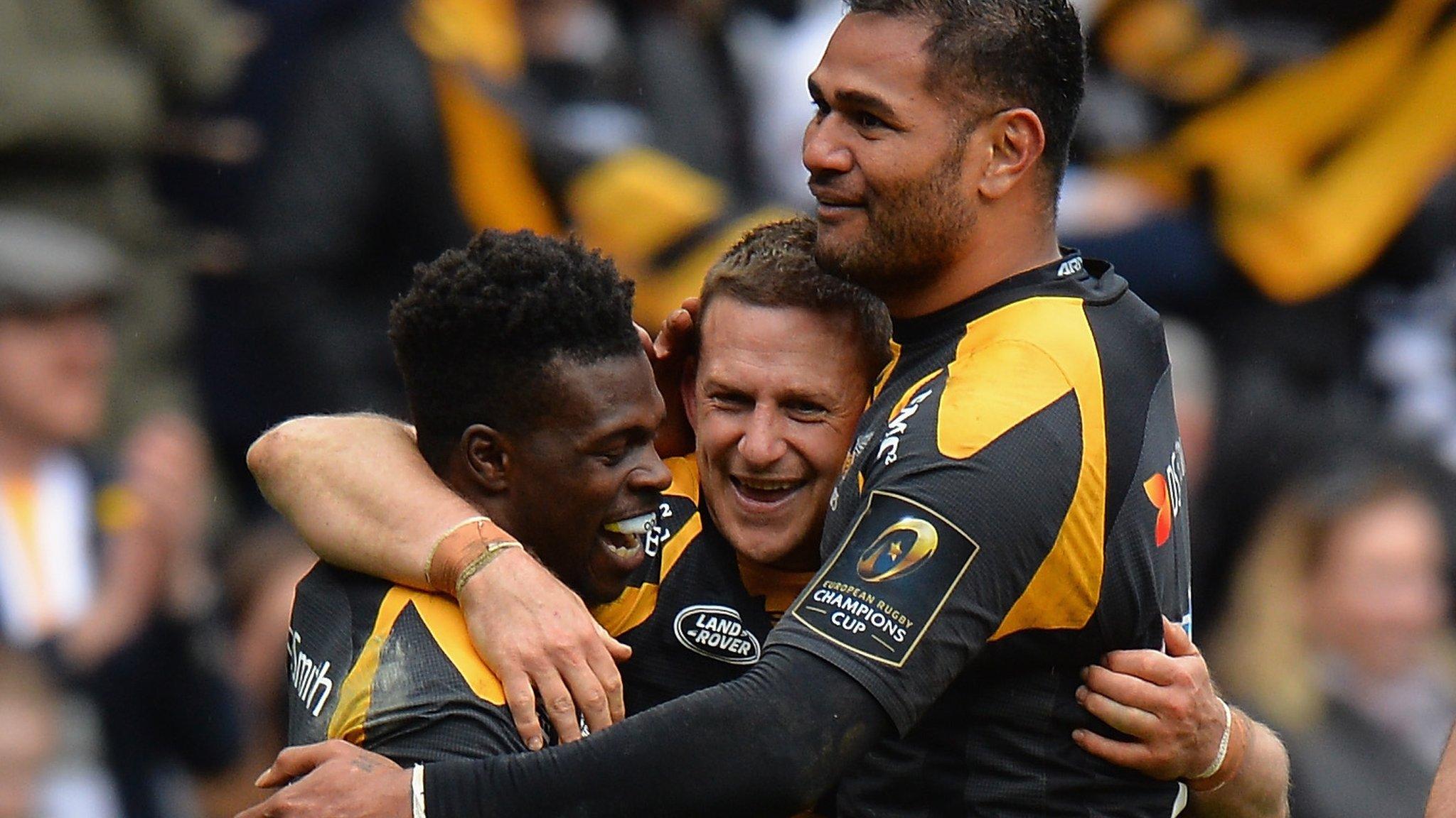 Jimmy Gopperth celebrates his match-winning conversion