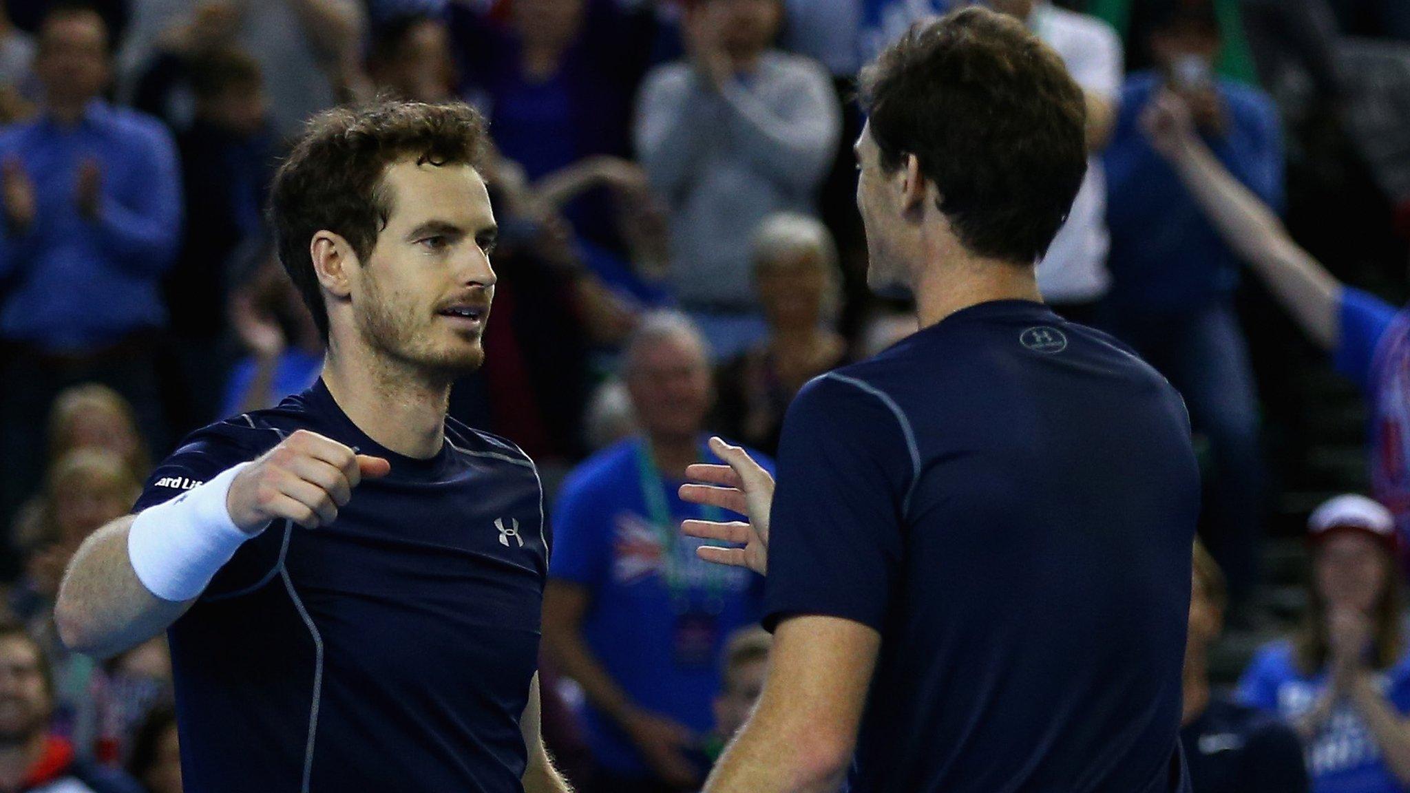 Andy and Jamie Murray