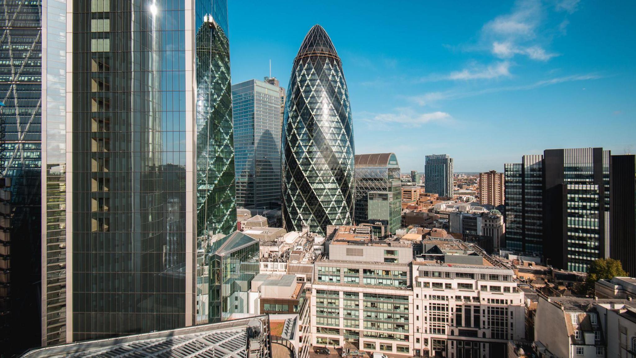 Gherkin building.