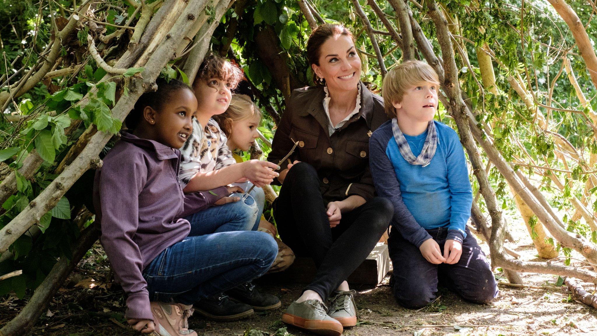 Duchess of Cambridge with children