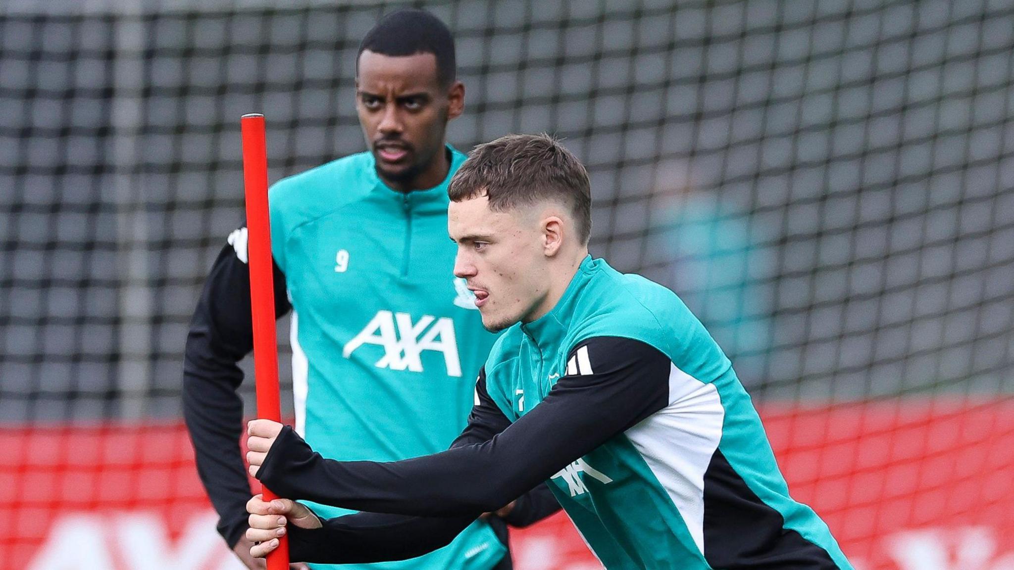 Alexander Isak and Florian Wirtz