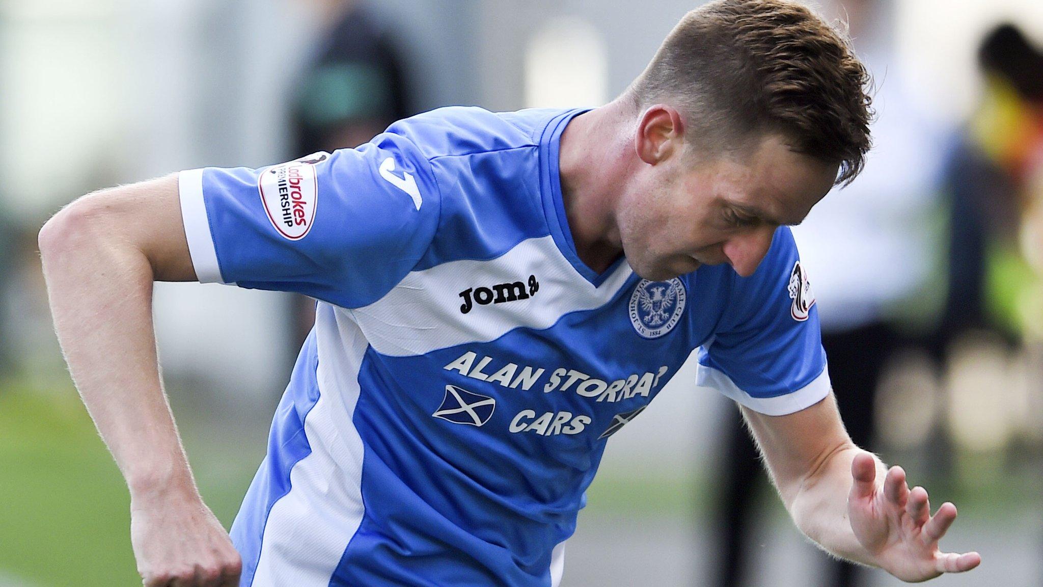 St Johnstone striker Steven MacLean