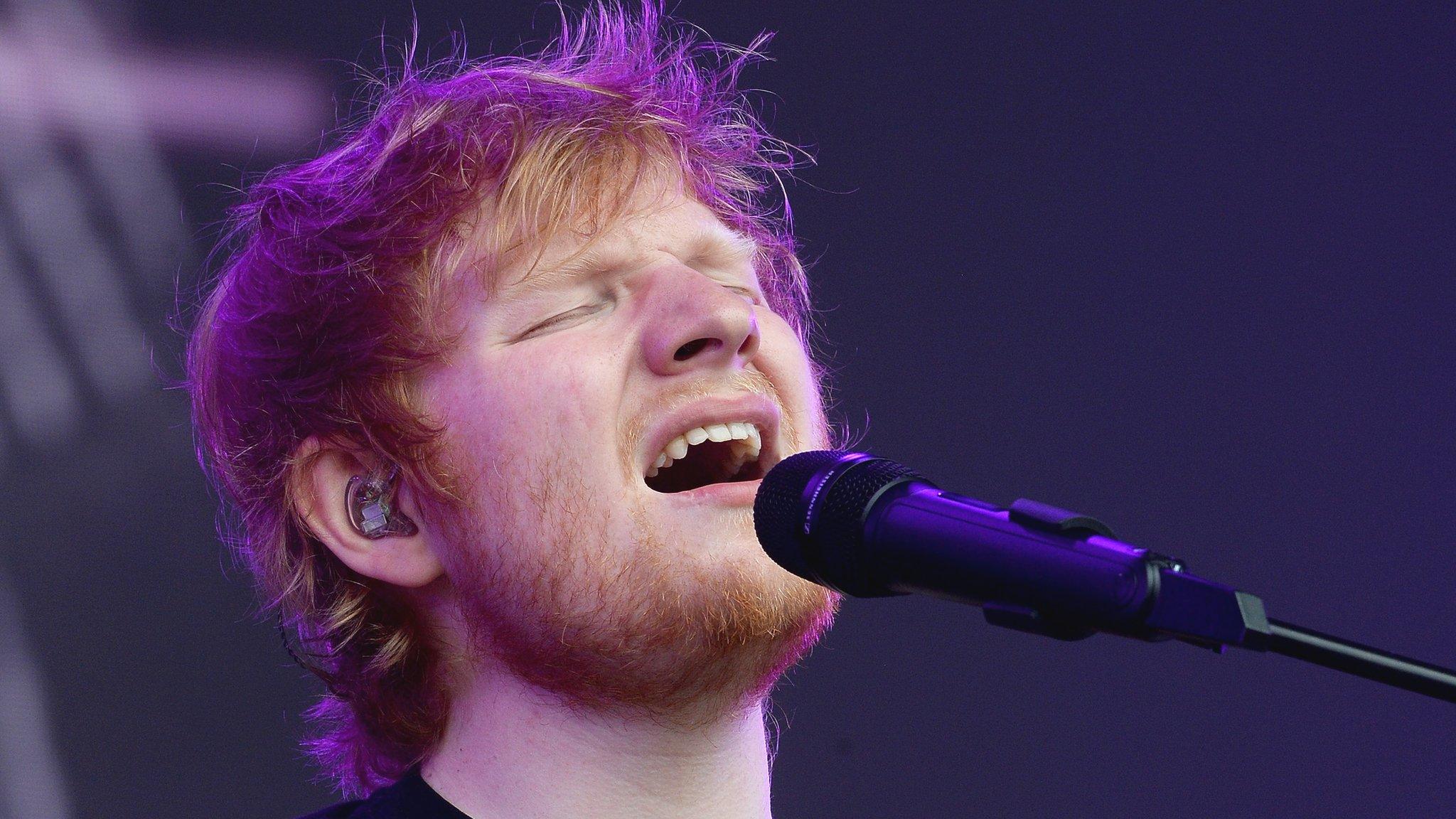 Ed Sheeran sings at BBC Radio 1's Biggest Weekend 2018