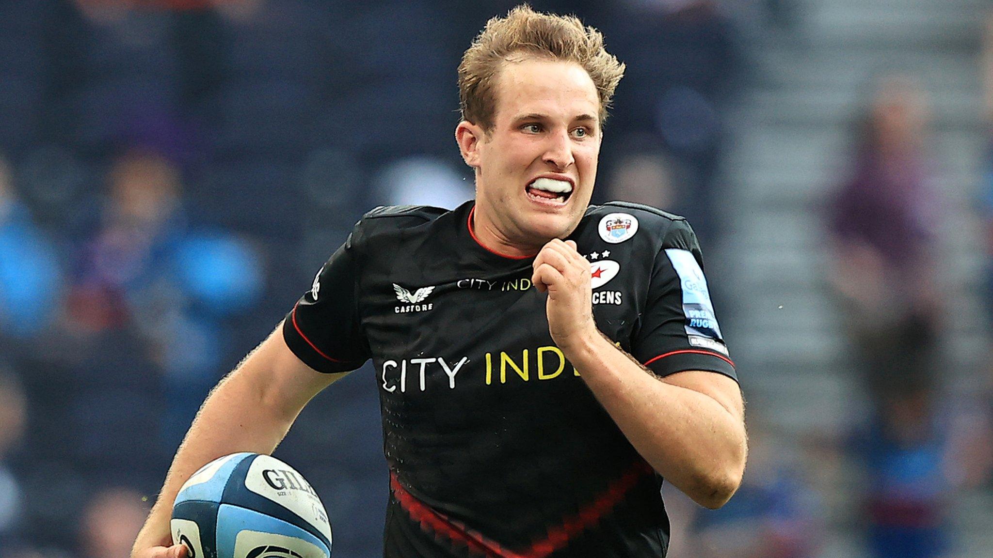 Max Malins scores for Saracens