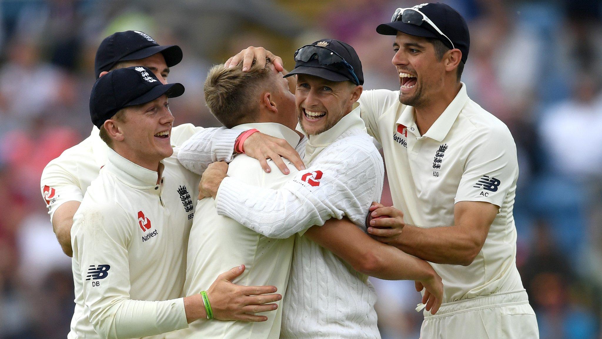 England celebrate