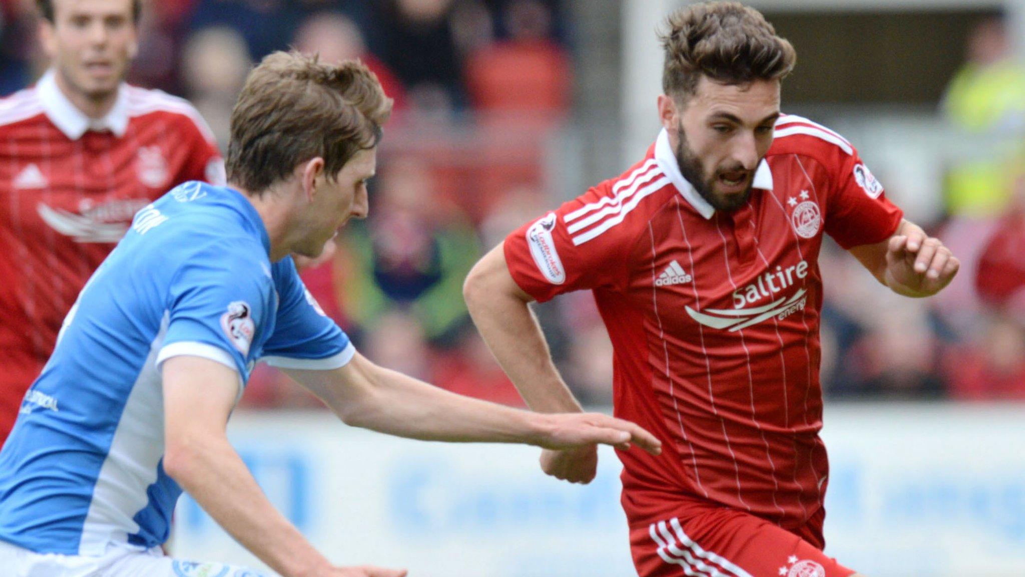 Graeme Shinnie (right) and Blair Alston