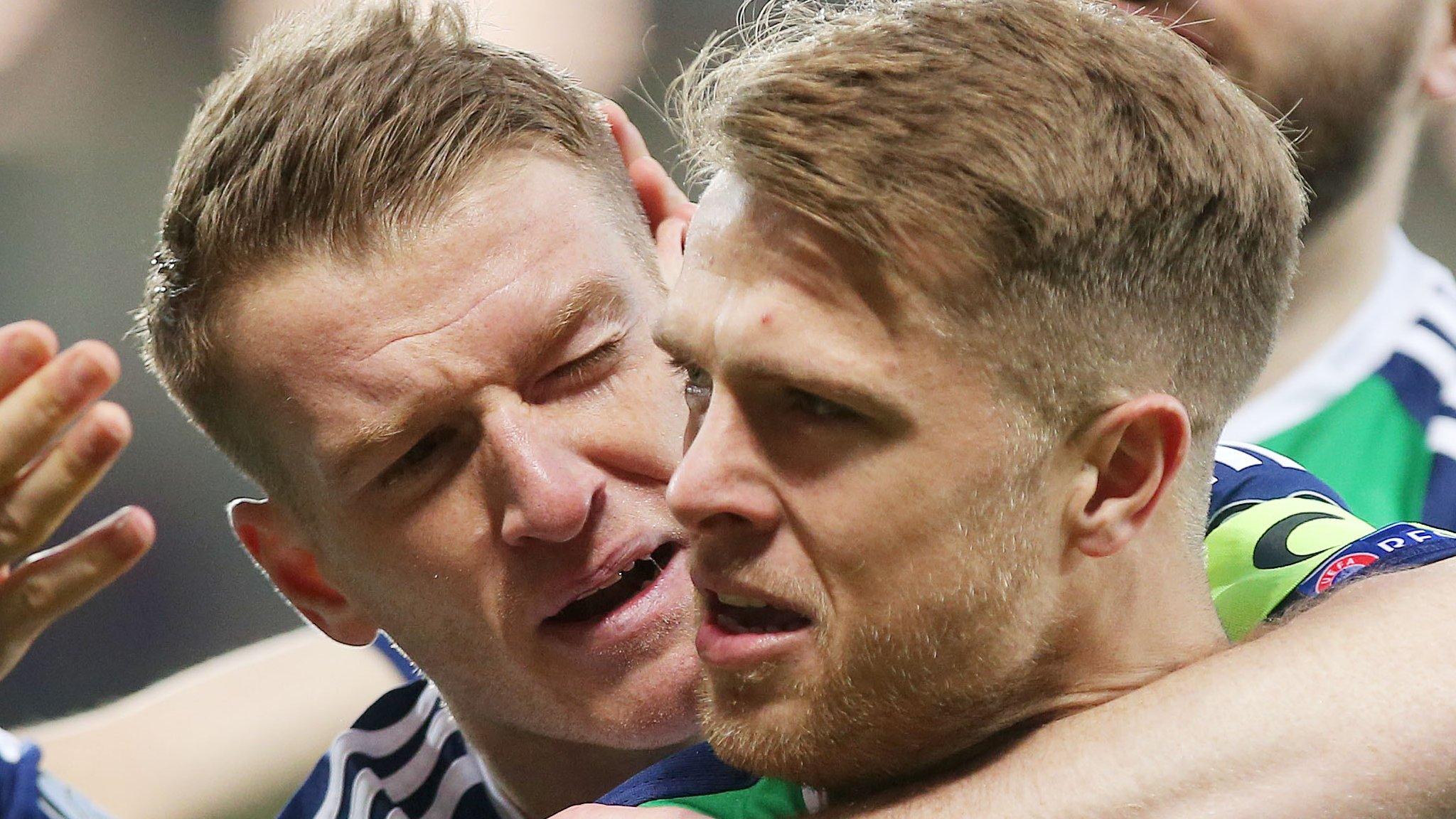 Jamie Ward scored for Northern Ireland against Norway