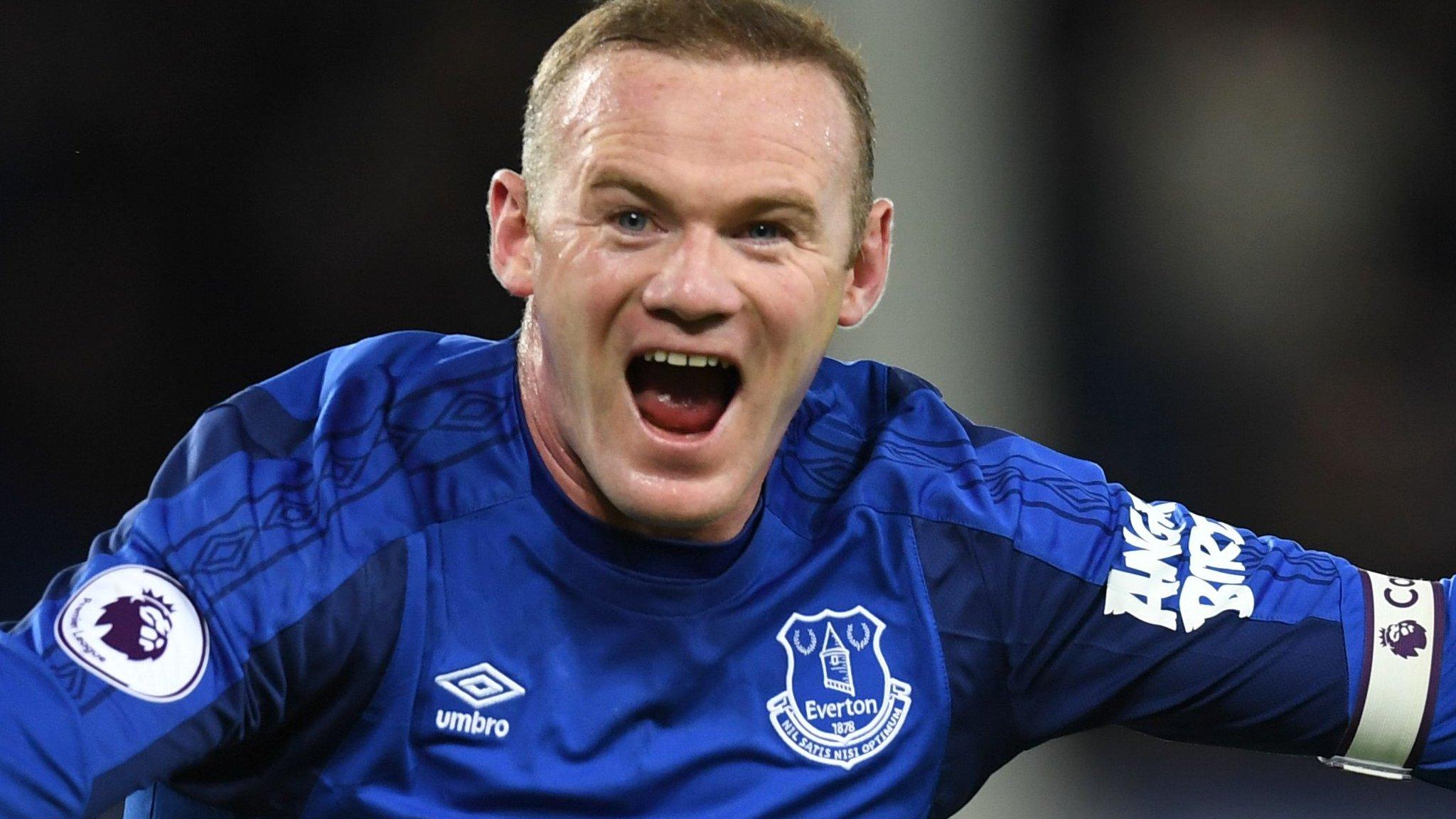 Everton forward Wayne Rooney