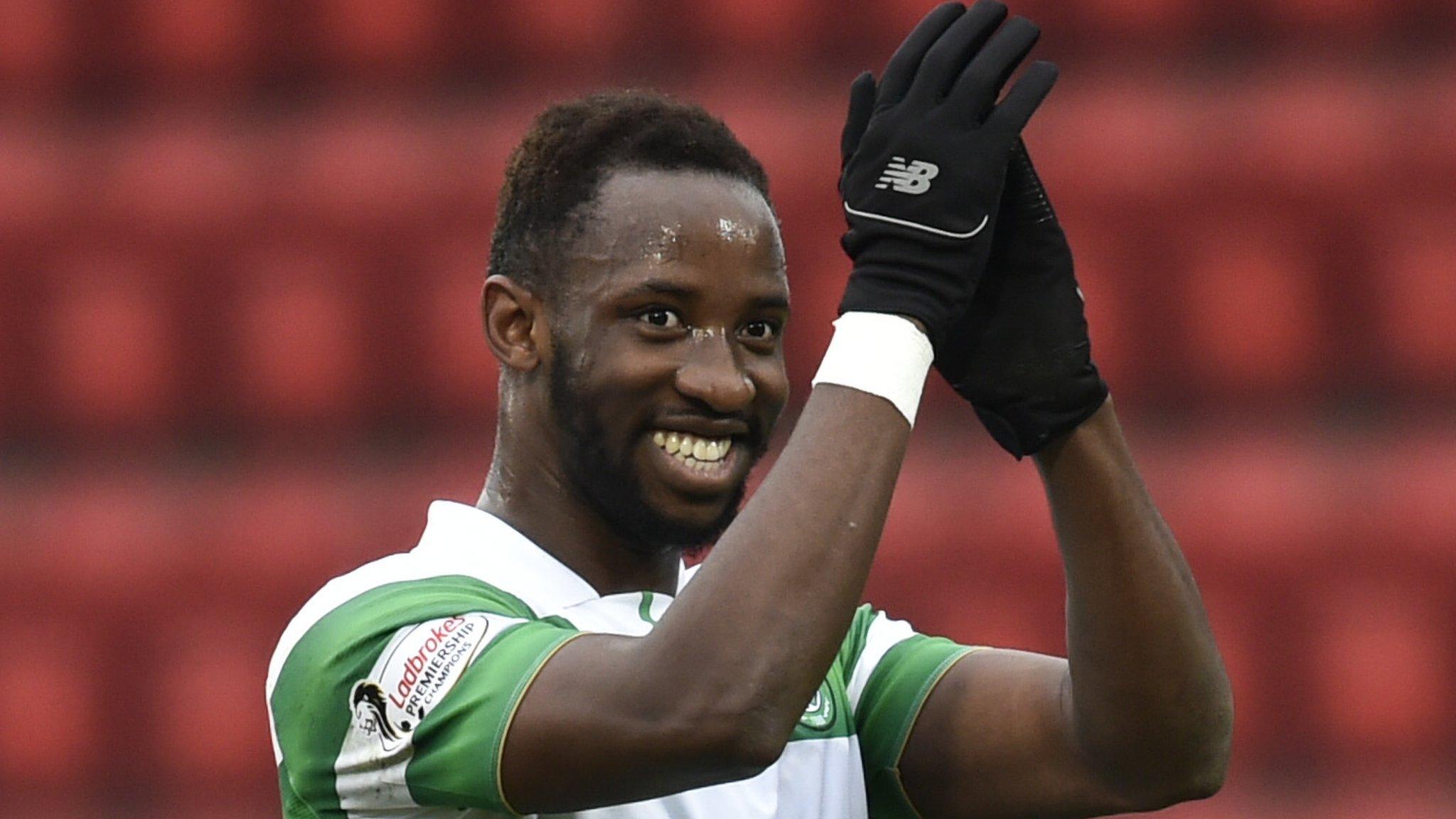 Celtic's Moussa Dembele celebrates