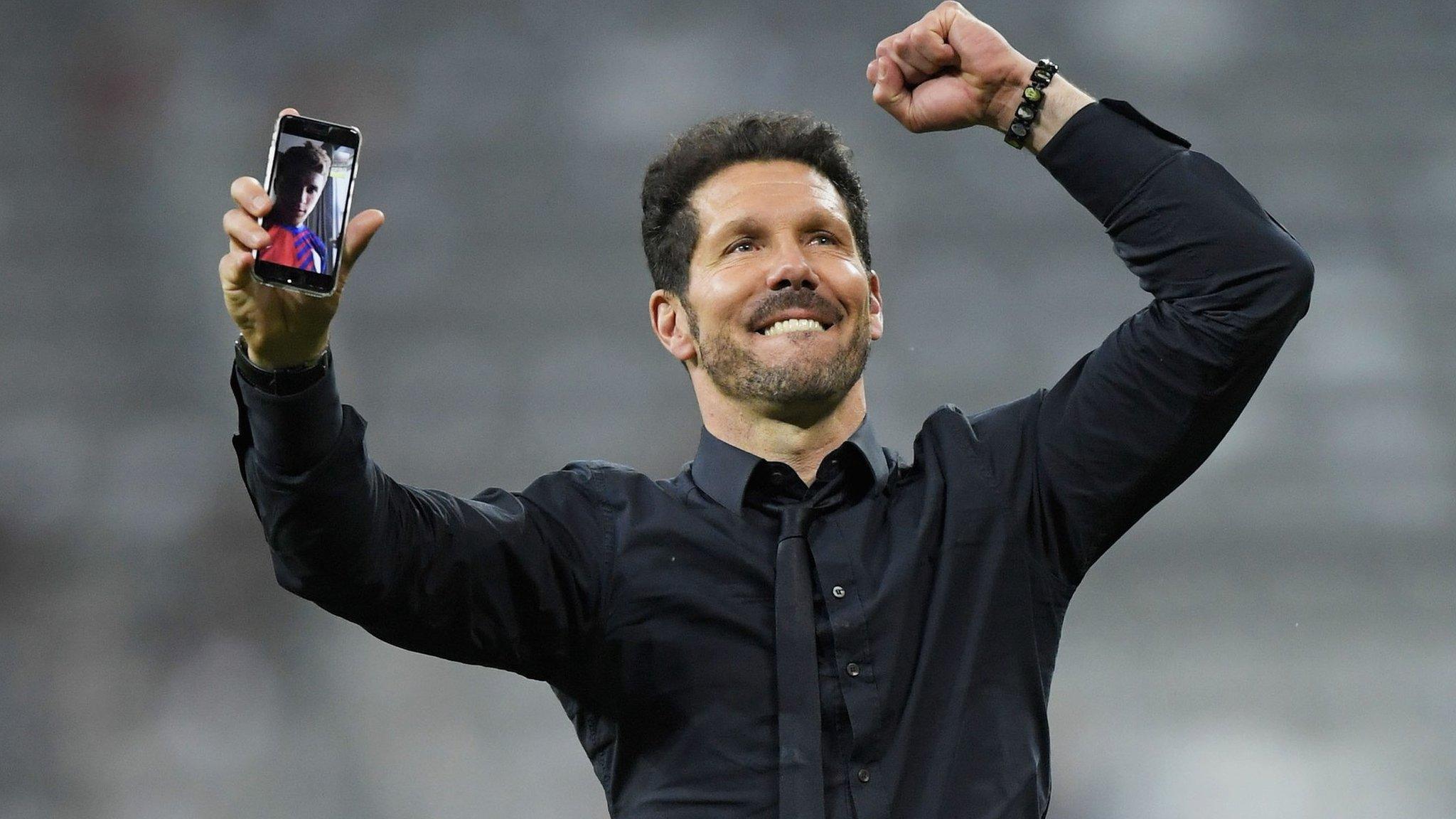 Diego Simeone celebrates