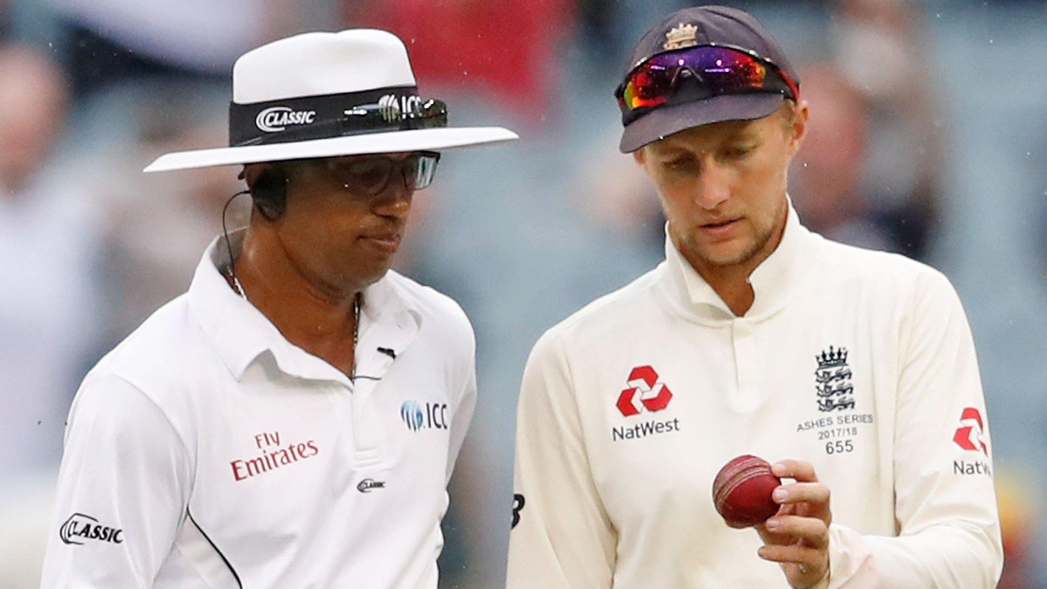 Kumar Dharmasena and Joe Root