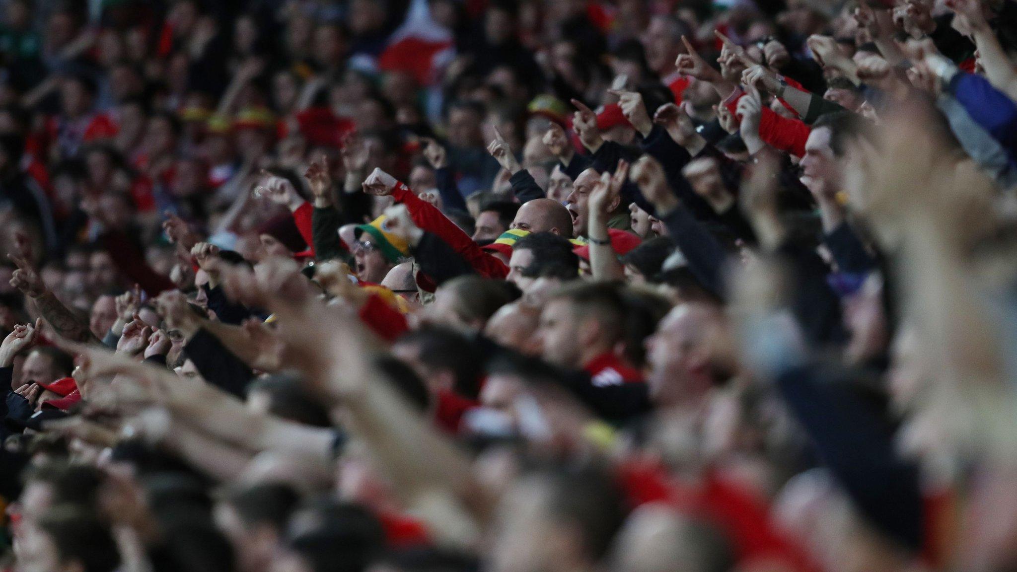 Welsh football fans