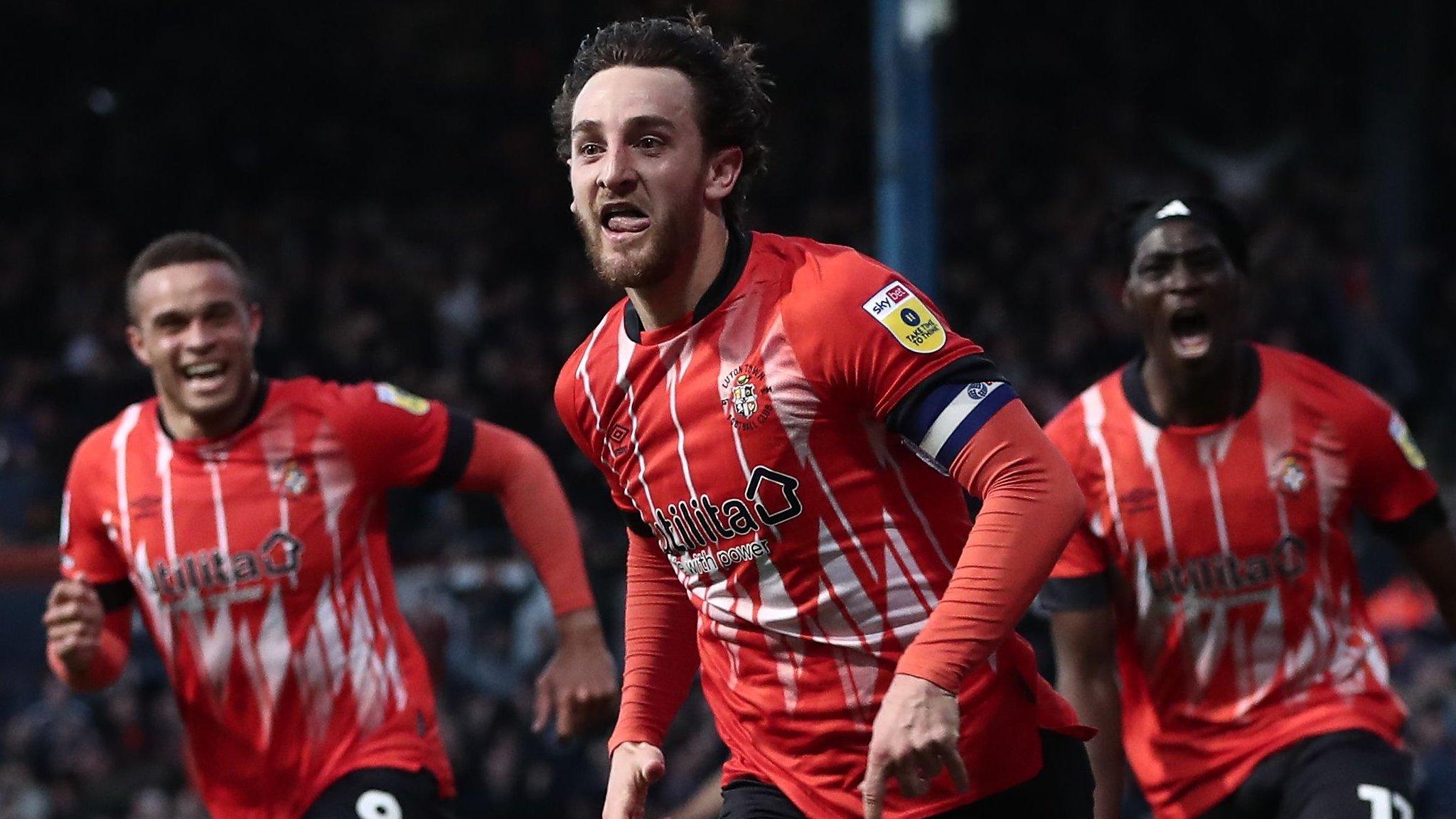 Tom Lockyer scores for Luton