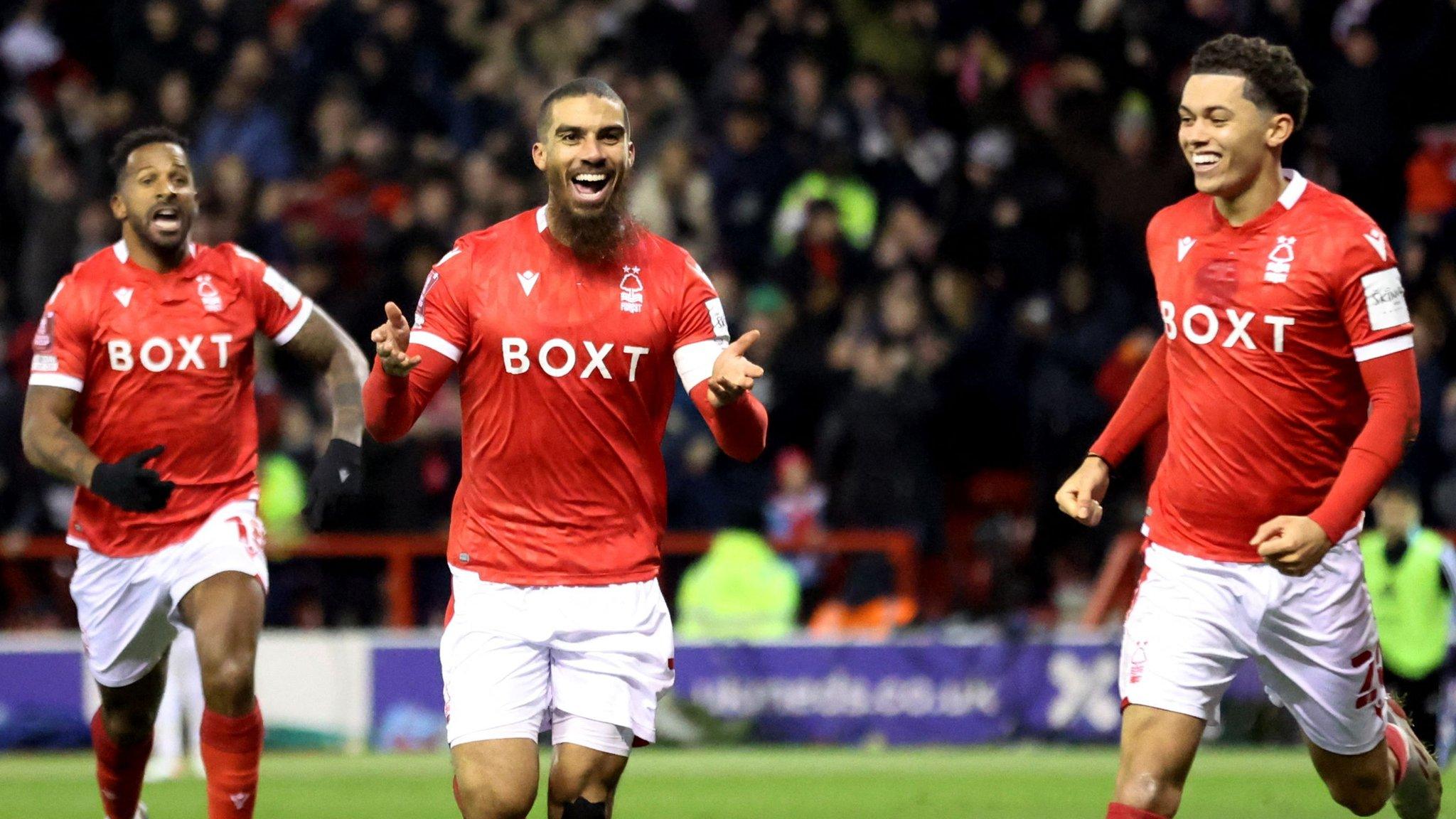 Nottingham Forest celebrate