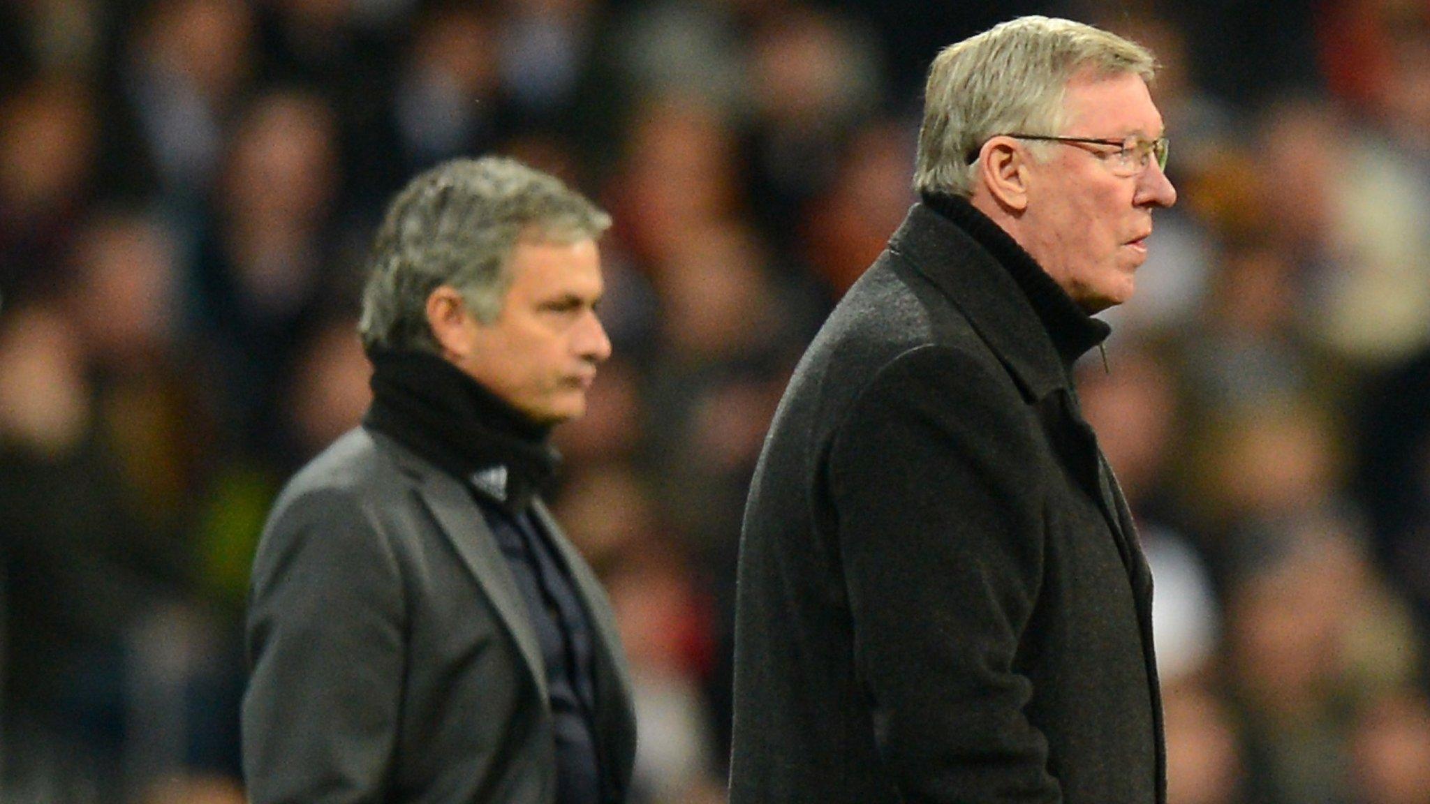 Jose Mourinho and Sir Alex Ferguson