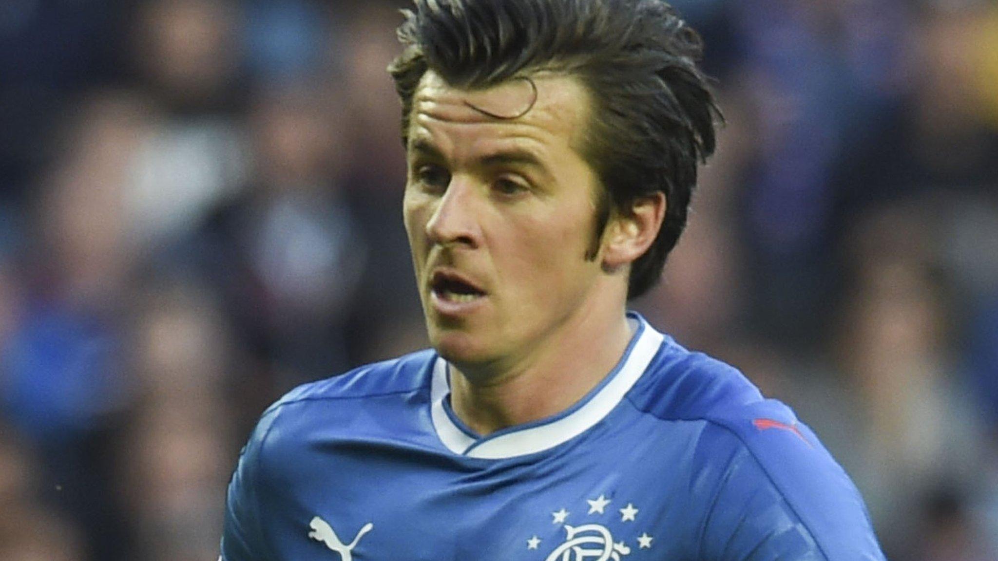 Rangers midfielder Joey Barton