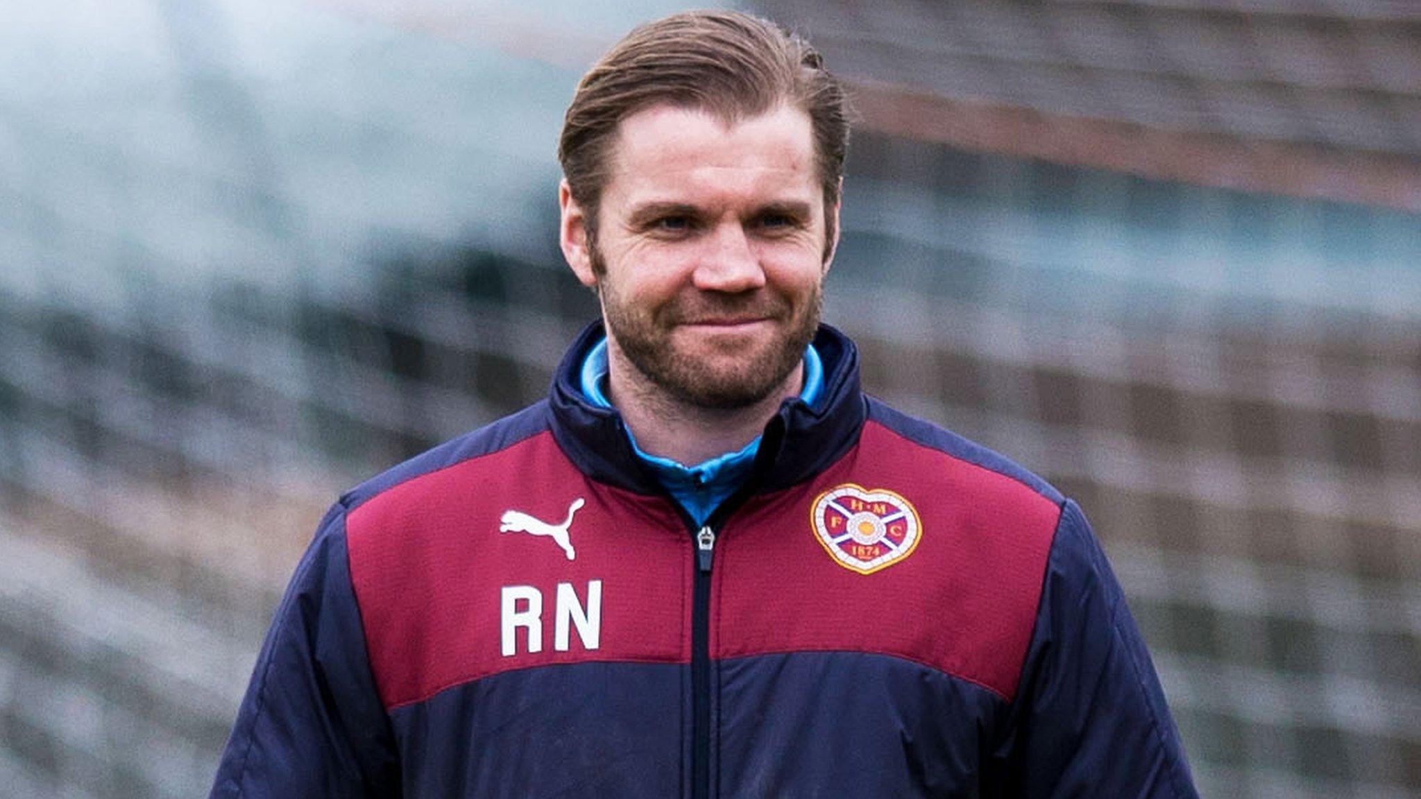 Hearts head coach Robbie Neilson