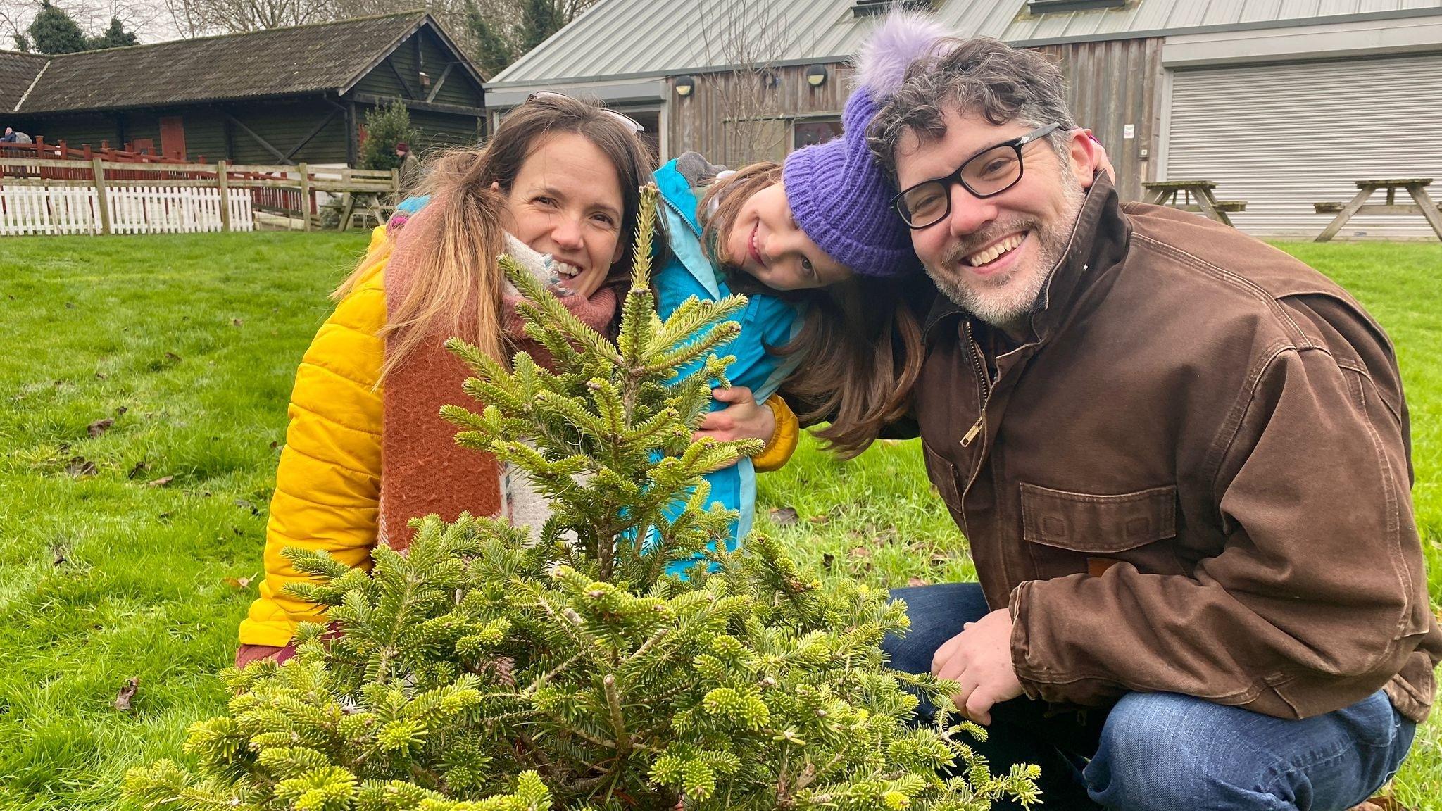 Lizzy, Evelyn and Pat Westcott at Lawrence Weston Community Farm