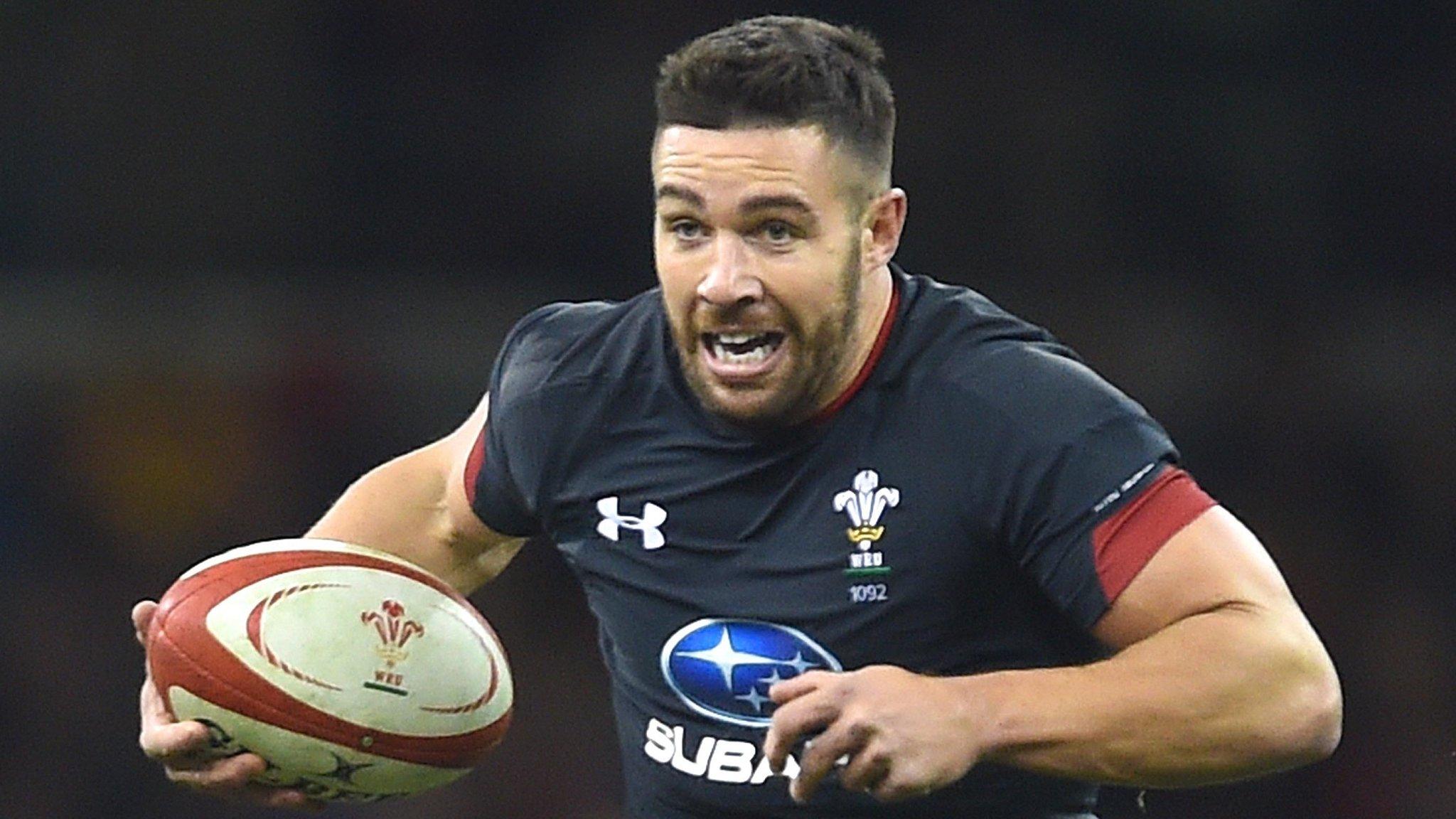 Rhys Webb in action for Wales