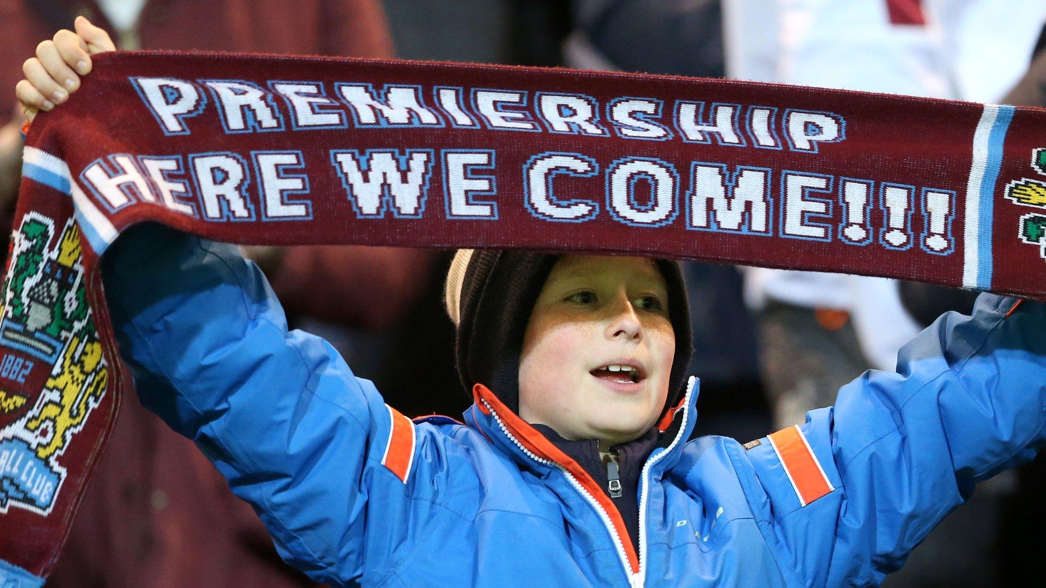 Burnley celebrate