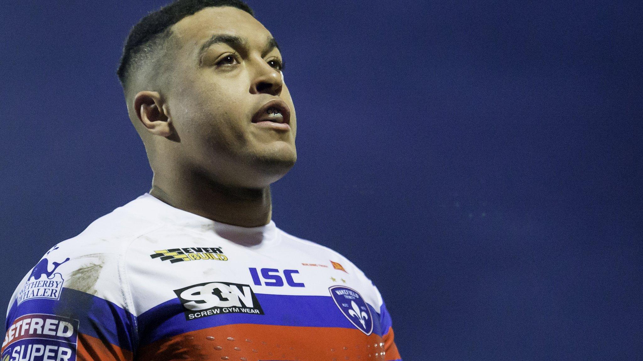 Reece Lyne in action for Wakefield Trinity