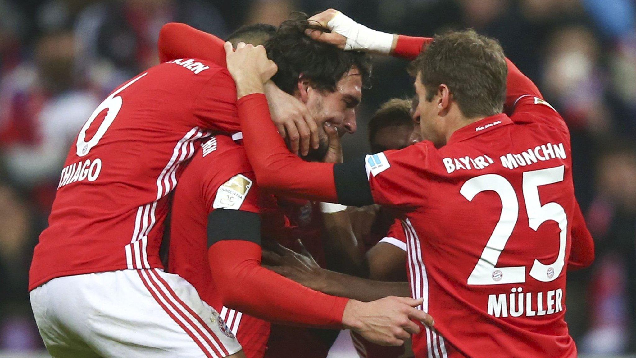 Bayern Munich celebrate