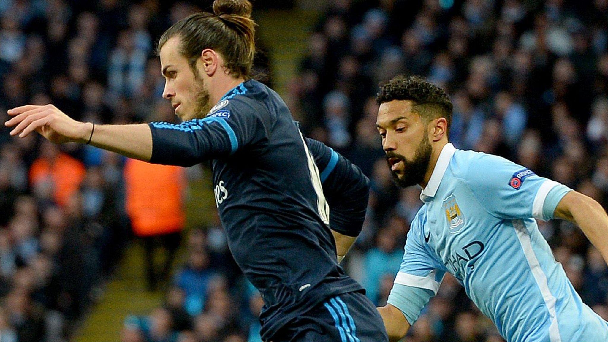 Gareth Bale and Gael Clichy