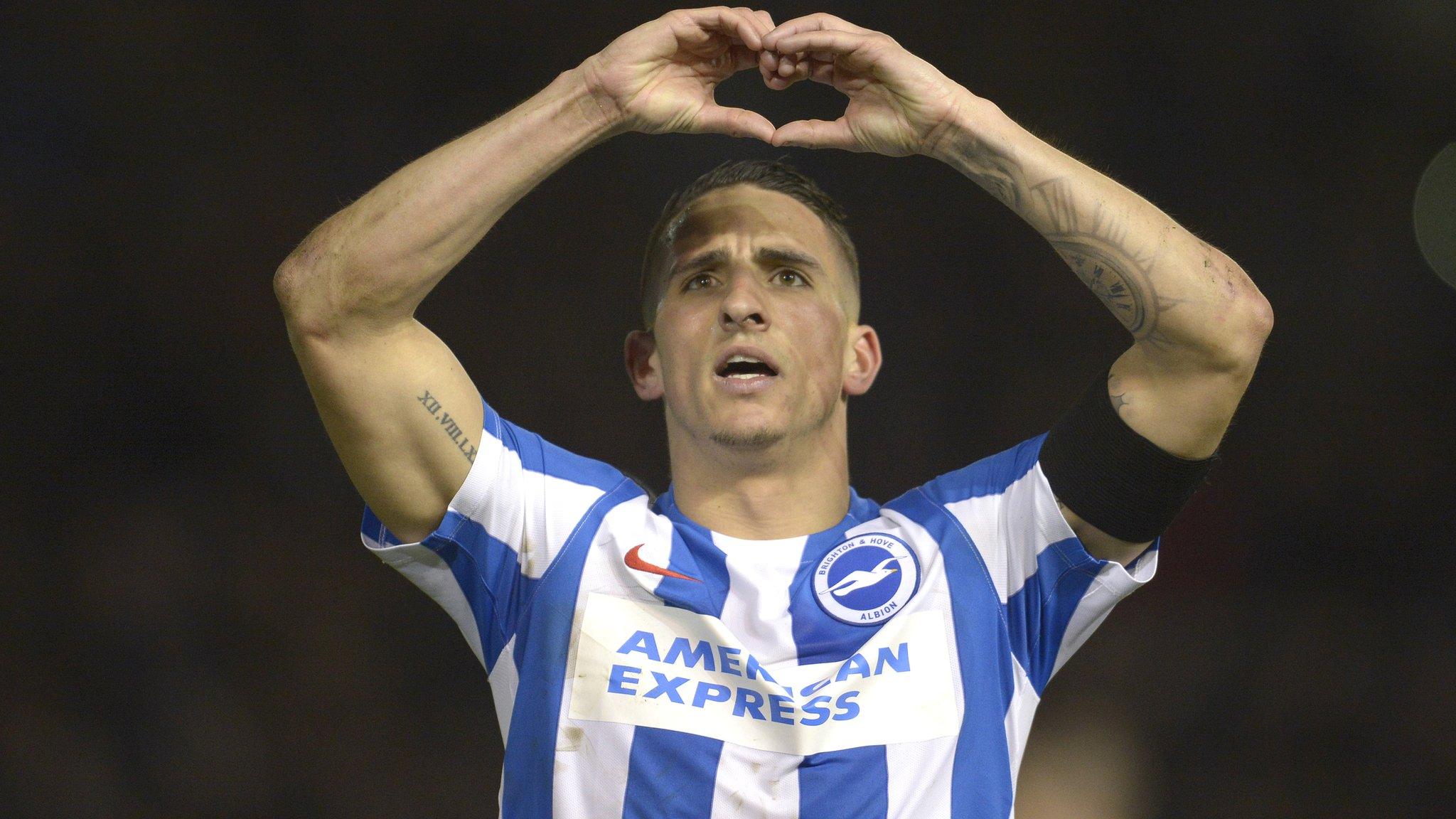 Brighton winger Anthony Knockaert