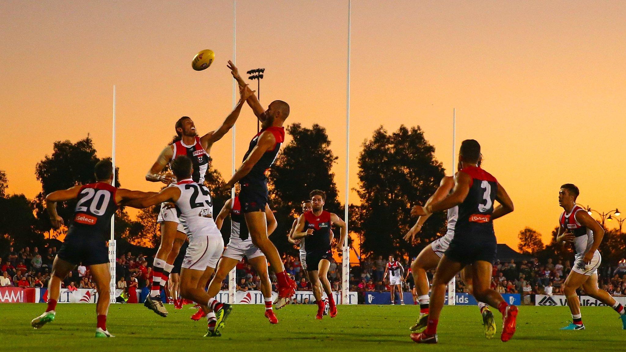 : Max Gawn of the Melbourne Demons