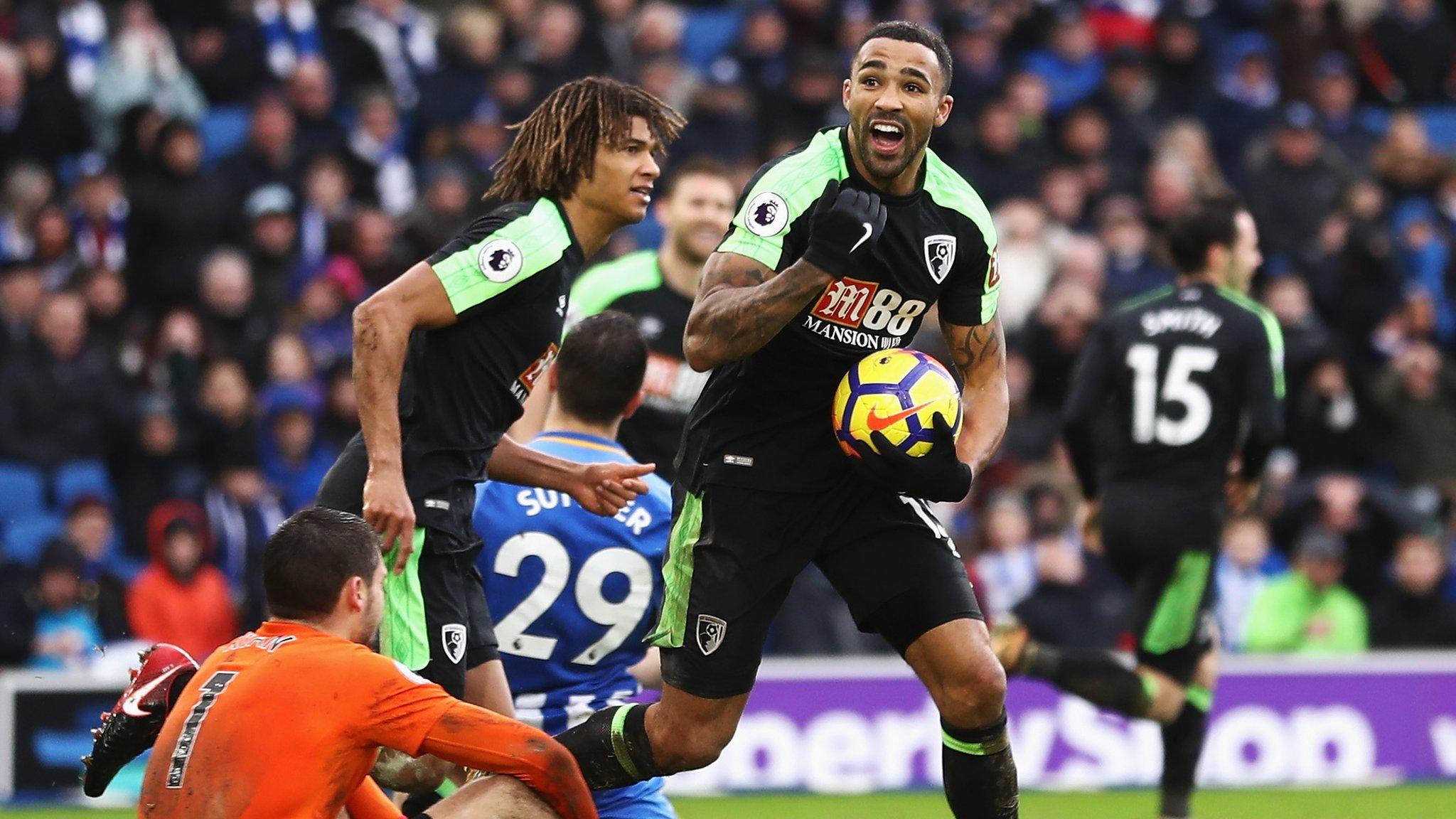 Callum Wilson scores a late qualiser for Bournemouth