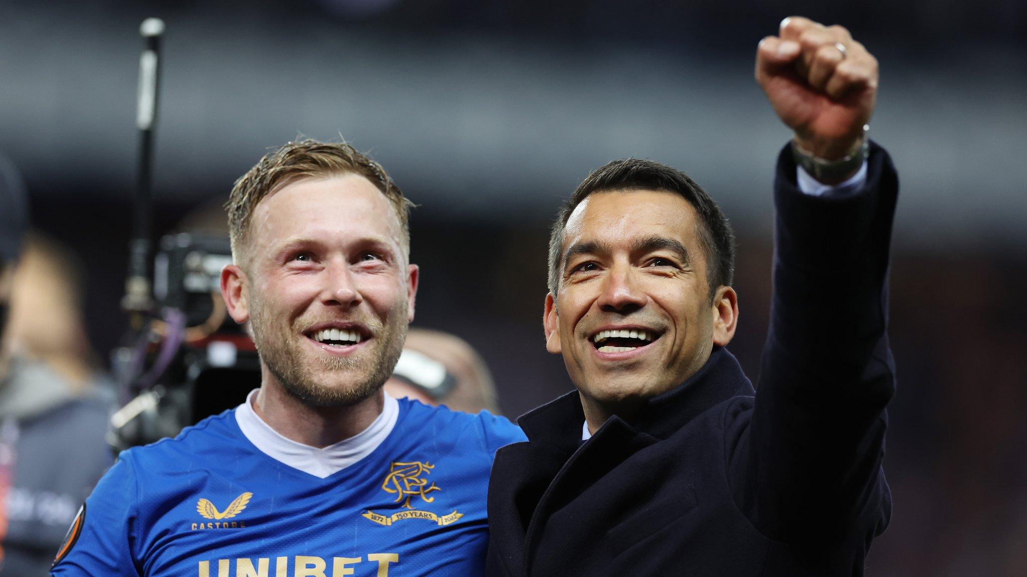 Scott Arfield and Giovanni van Bronckhorst