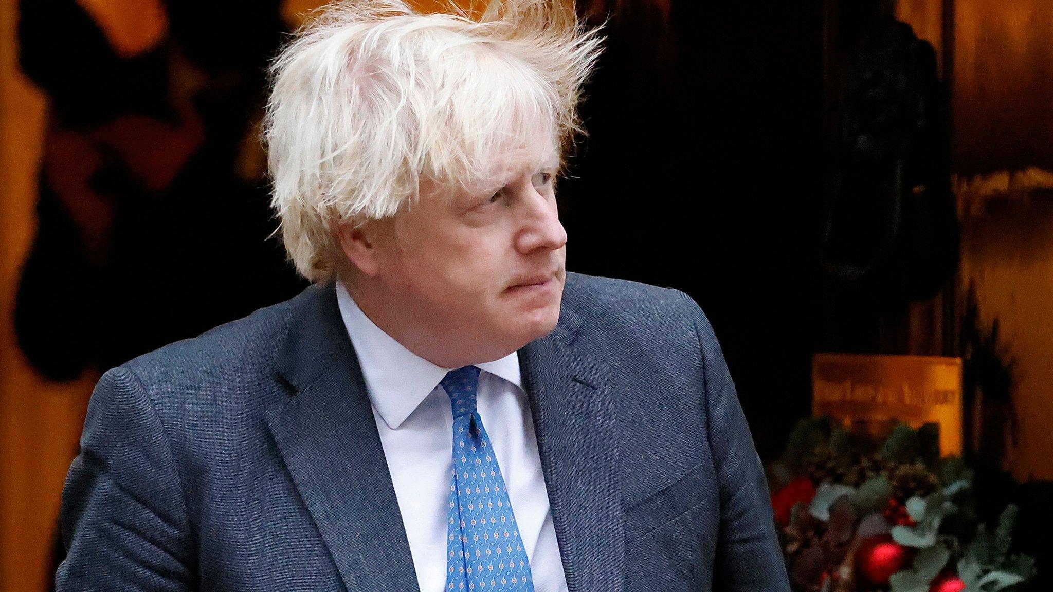 boris johnson leaving downing street