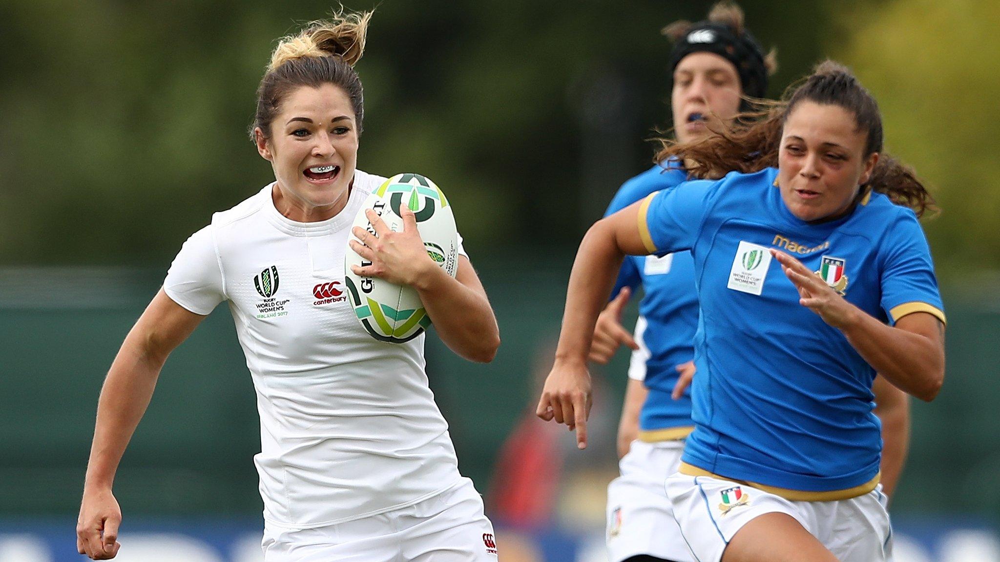 Amy Wilson-Hardy attacks for England