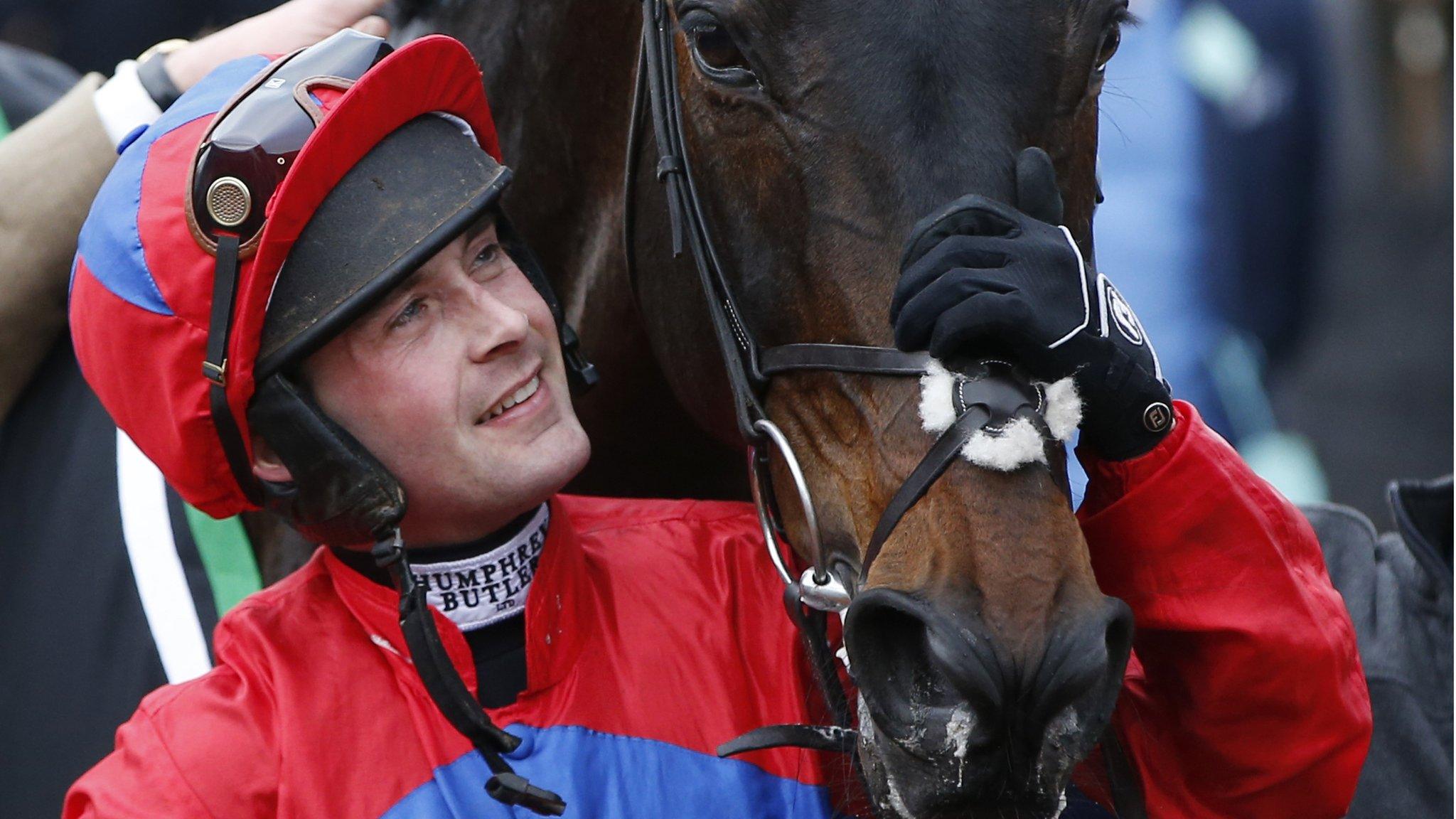 Jockey Nico de Boinville with Sprinter Sacre