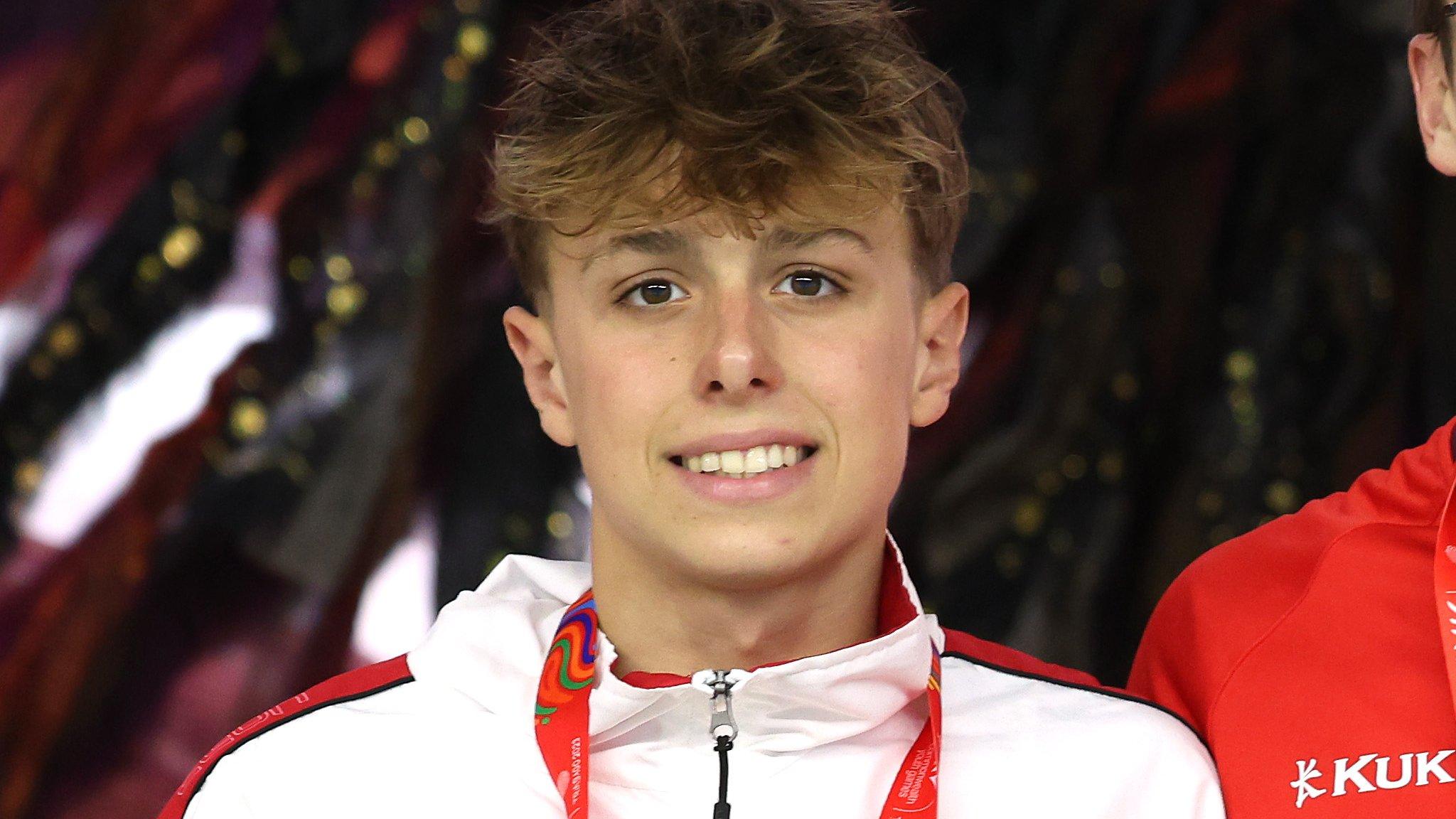 Filip Nowacki at the Commonwealth Youth Games