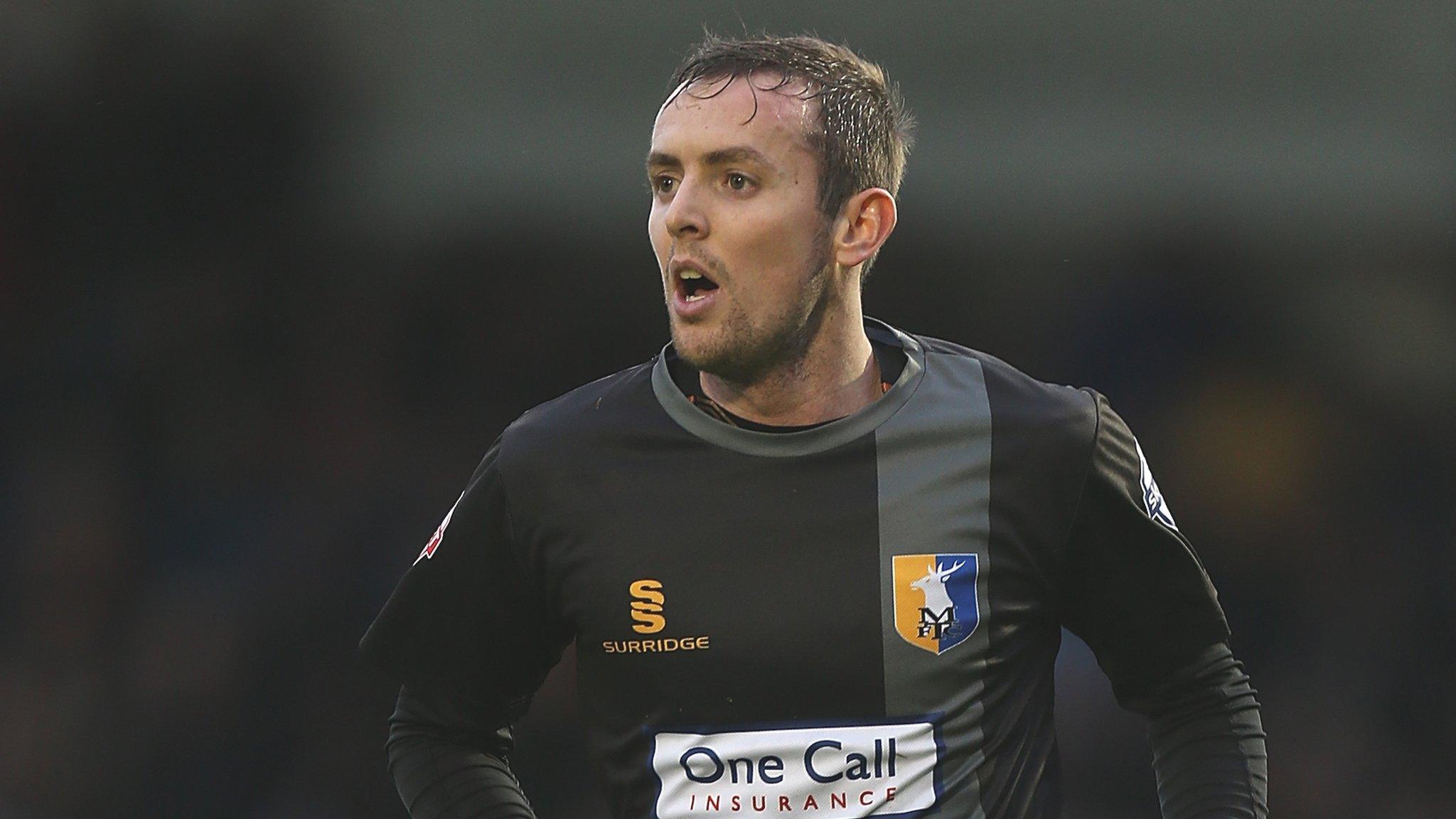 Blair Adams during his time at Mansfield Town