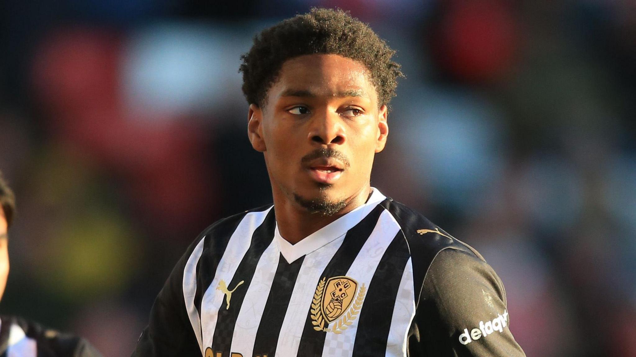 Jamal Baptiste in action for Rotherham