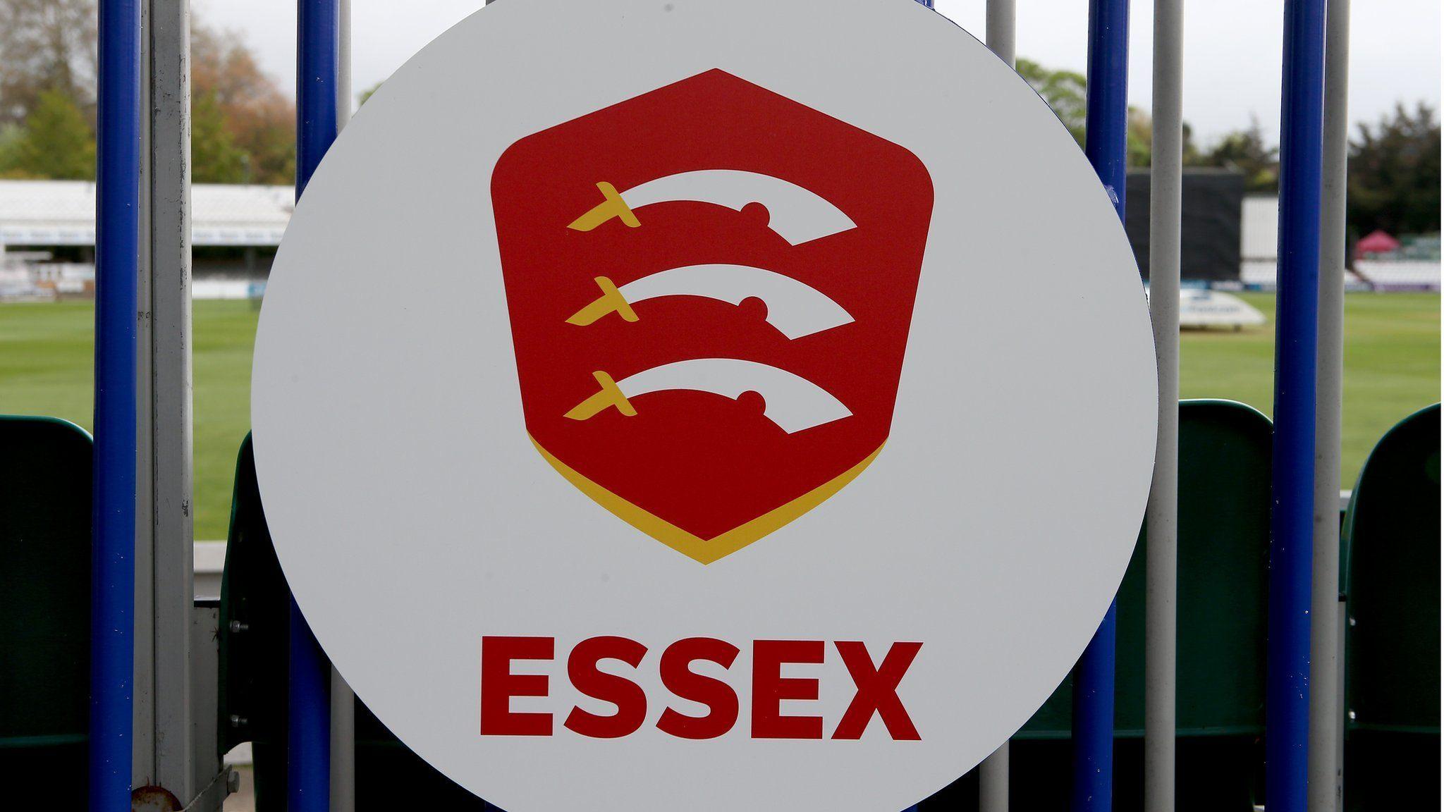 The Essex County Cricket Club badge at the stadium