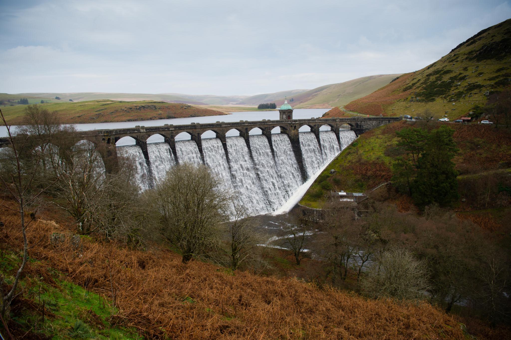 Craig Goch dam and reservoir, Elan Valley water system, , Powys