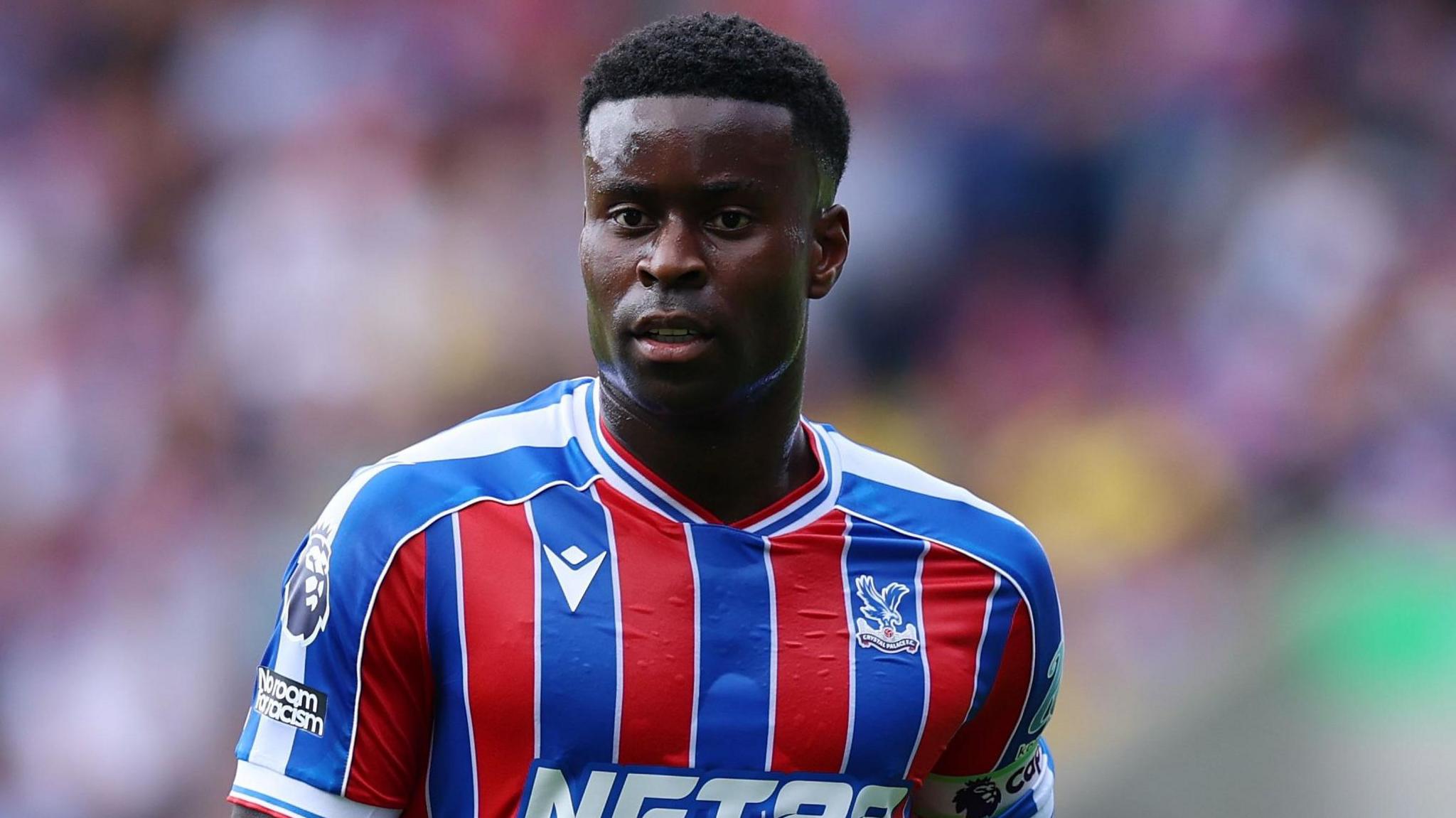 Marc Guehi playing for Crystal Palace