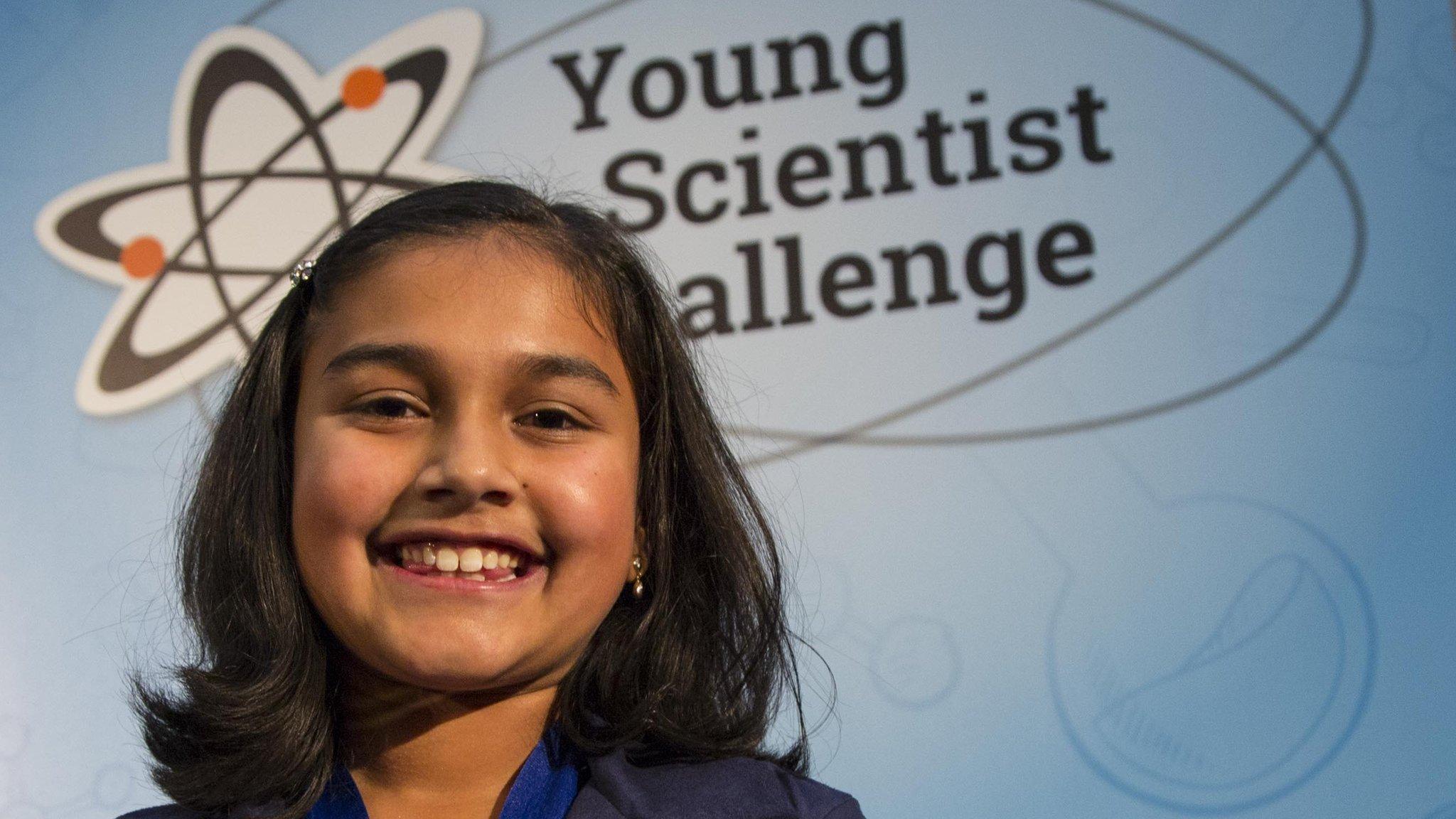 Gitanjali Rao, the 11-year-old winner of the 2017 Discovery Education 3M Young Scientist Challenge