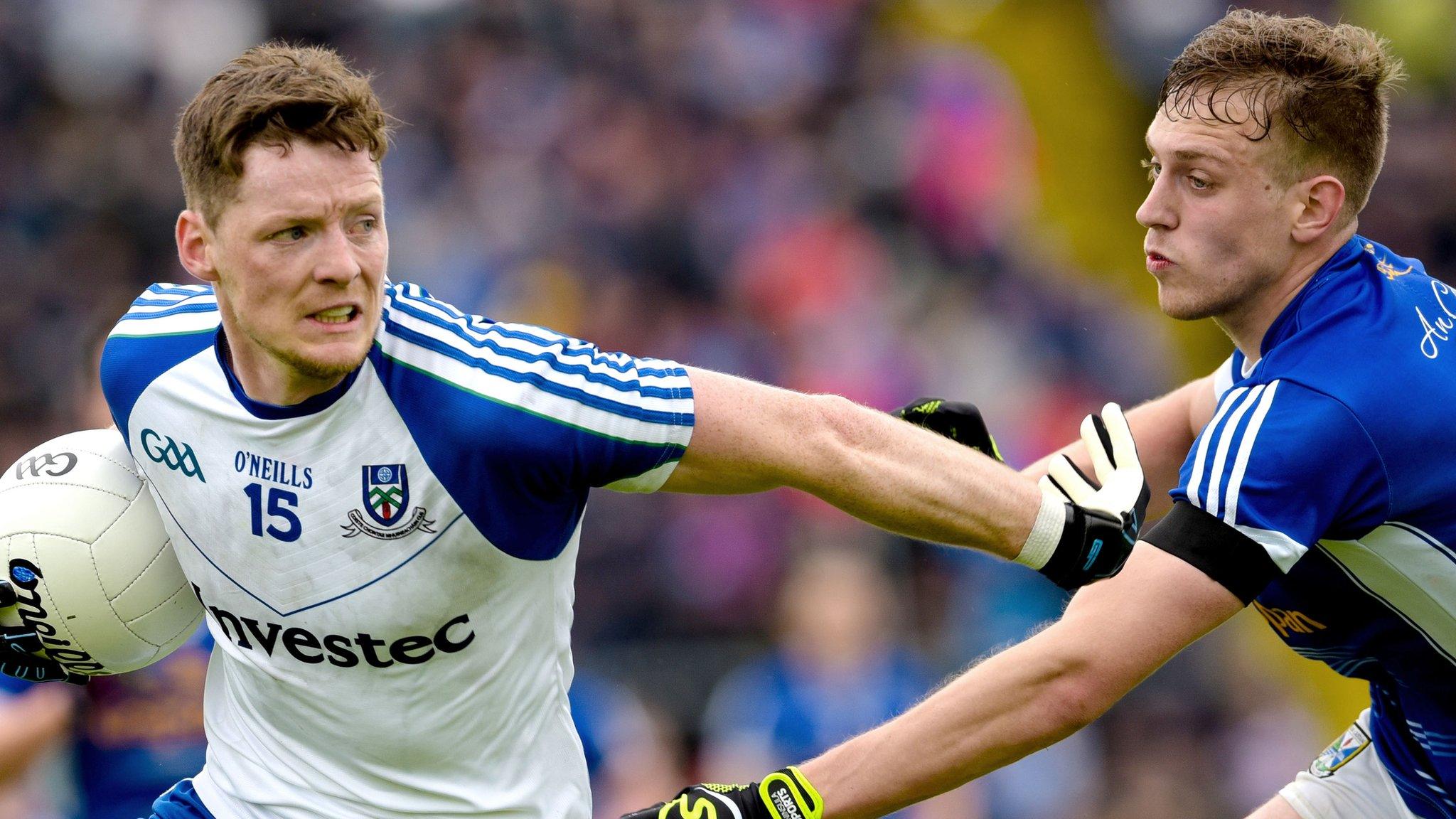 Conor McManus in action for Monaghan against Cavan