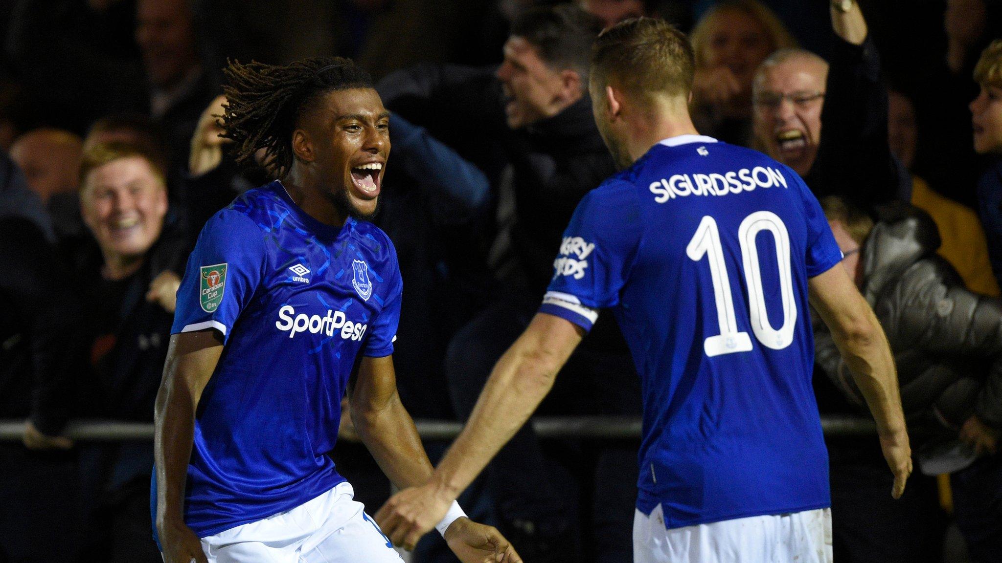 Alex Iwobi and Gylfi Sigurdsson