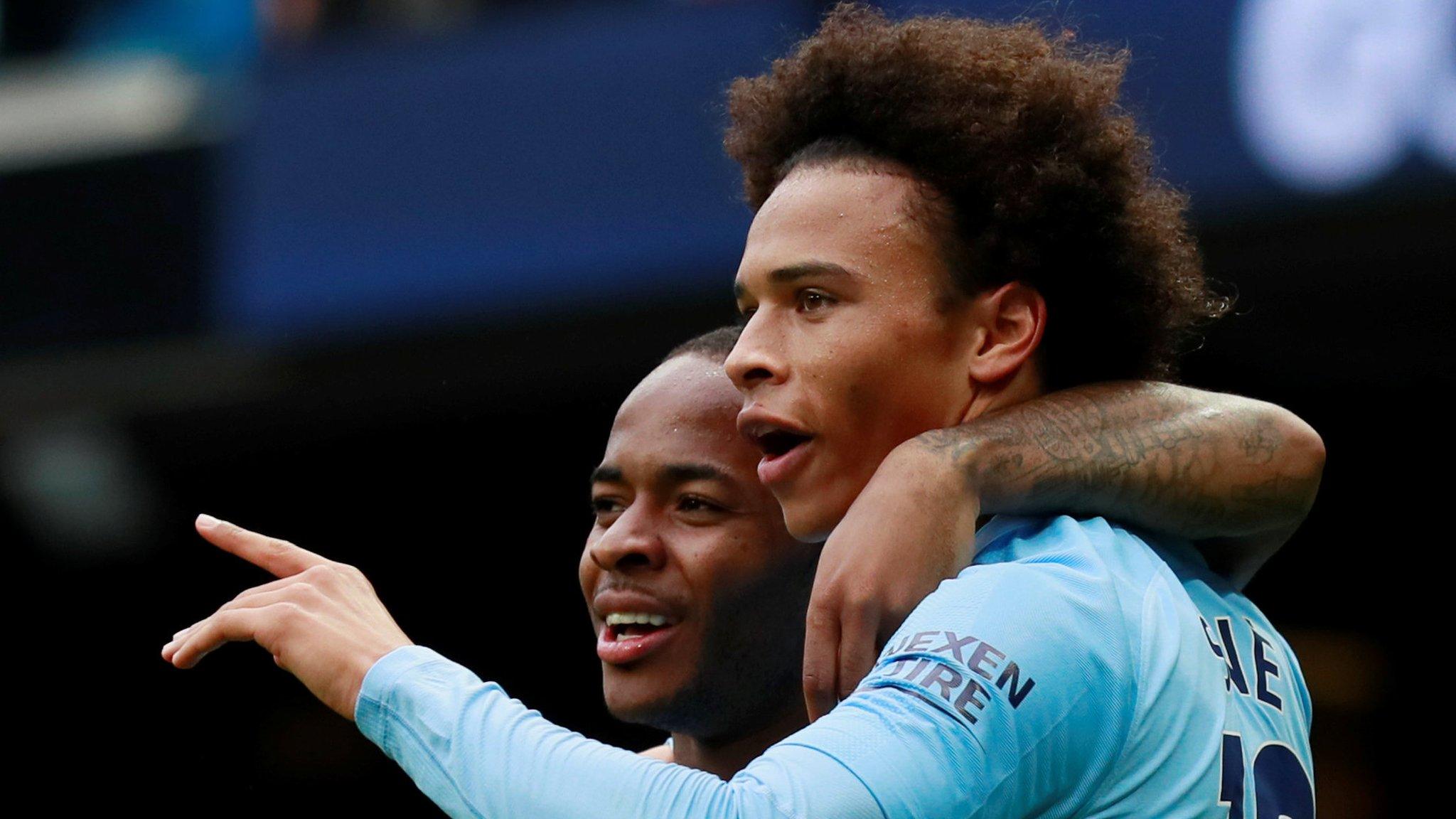 Leroy Sane and Raheem Sterling