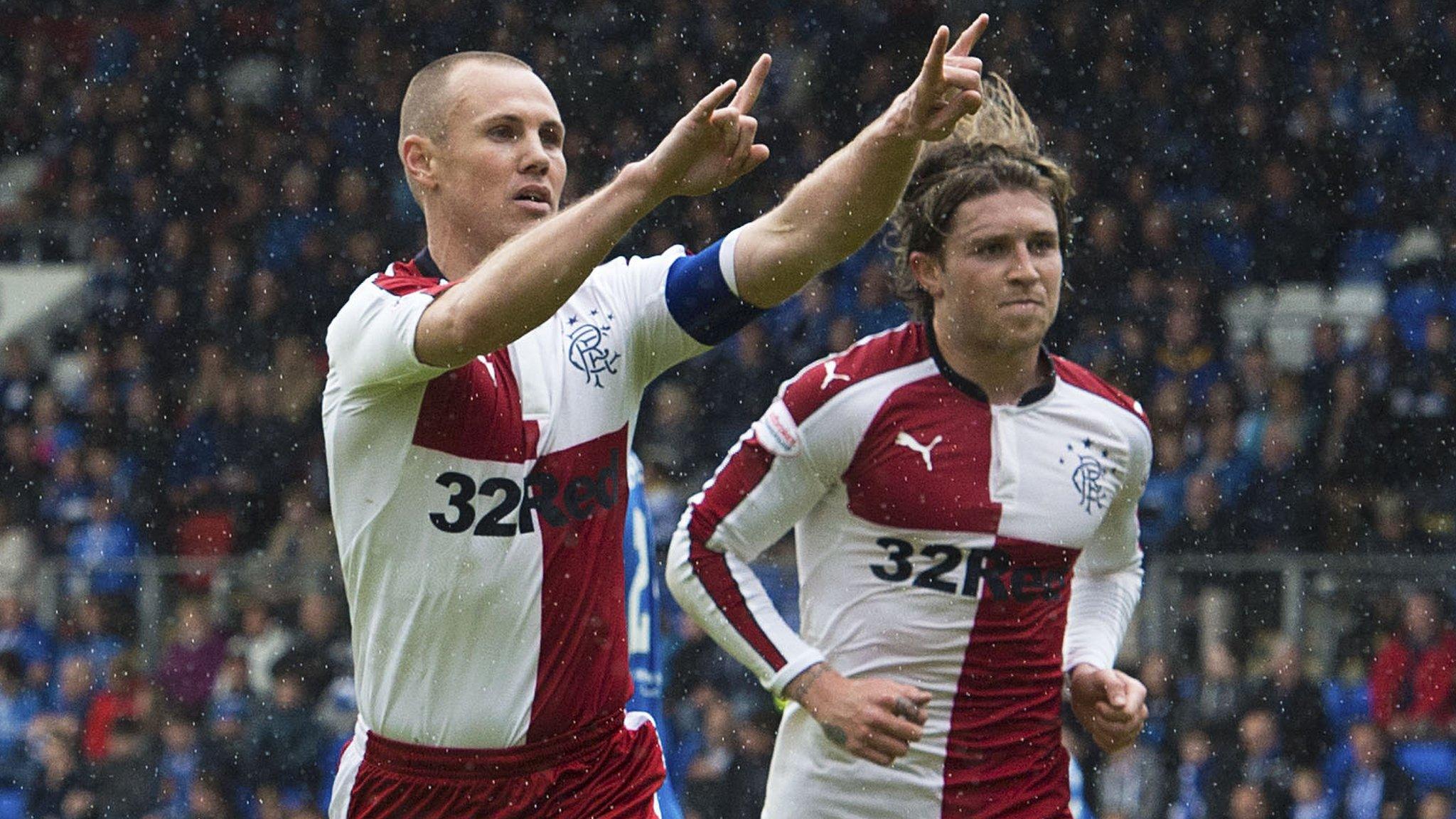 Kenny Miller celebrates