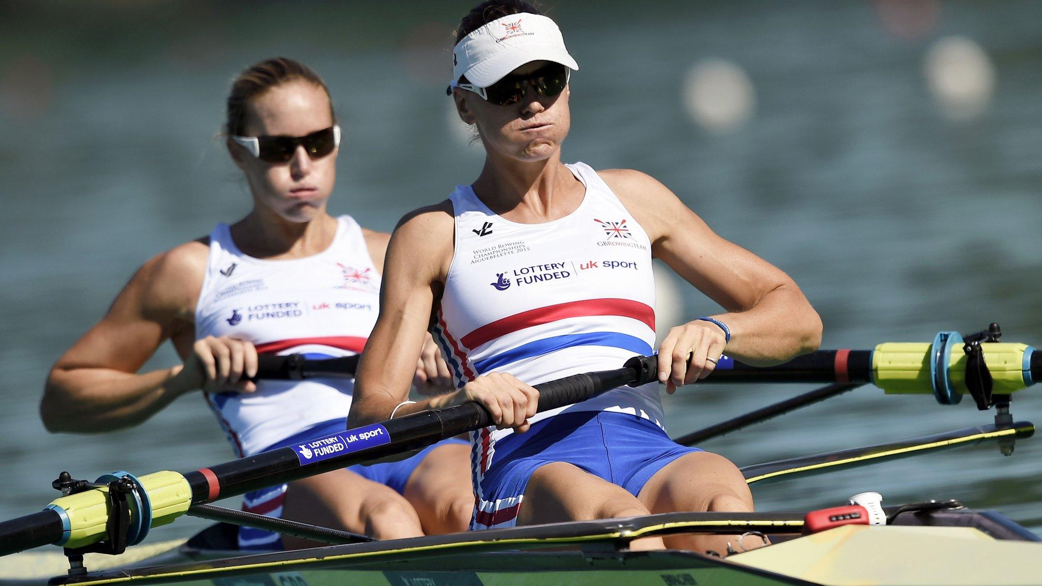 GB rowers Helen Glover and Heather Stanning