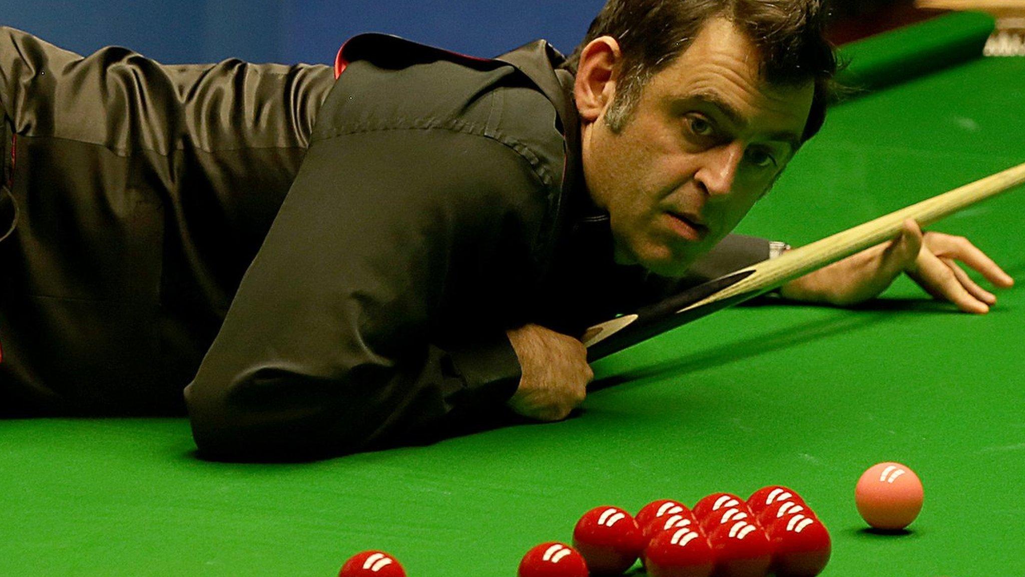 English snooker player Ronnie O'Sullivan