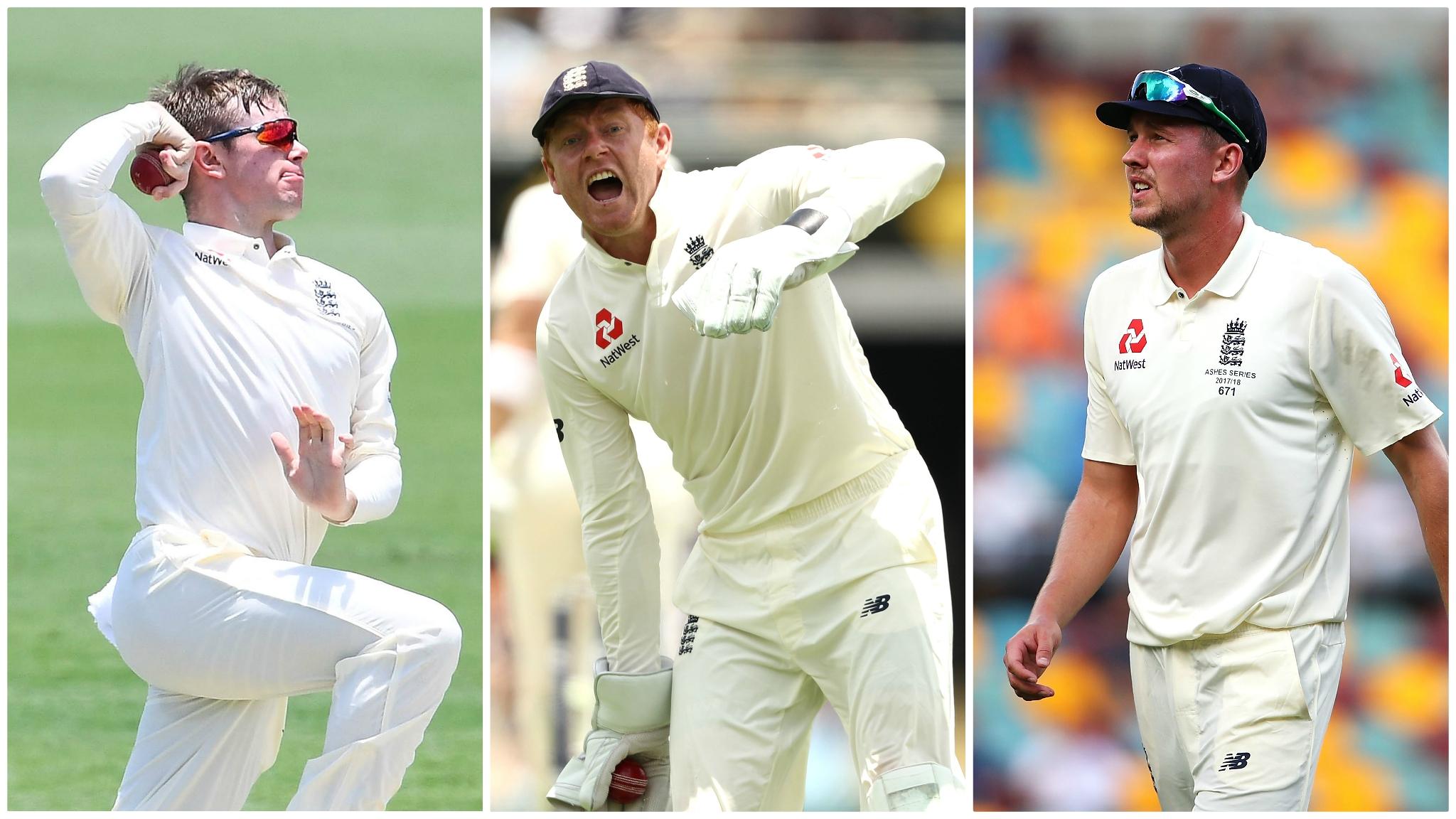 Mason Crane, Jonny Bairstow and Jake Ball