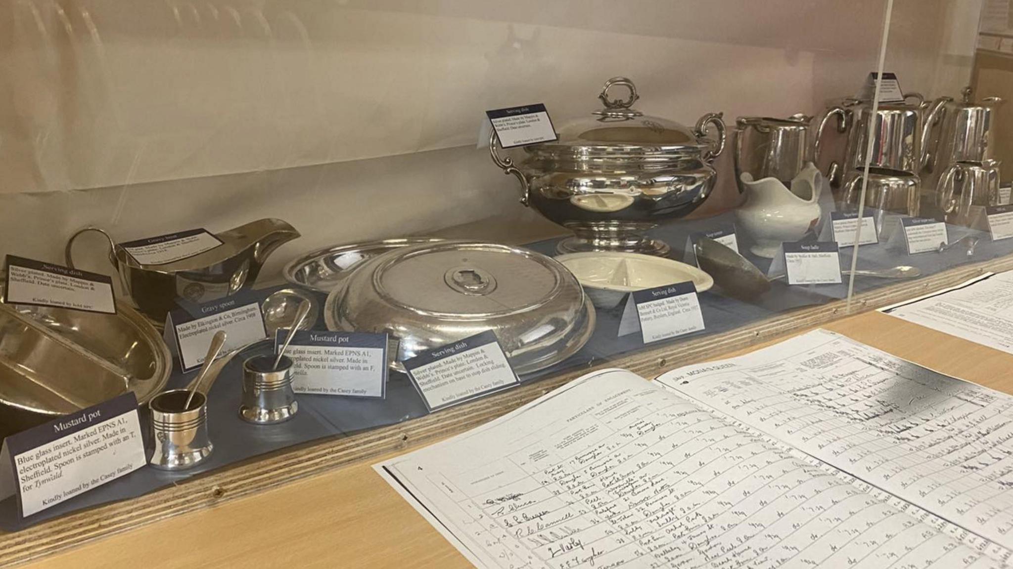 Silverware rescued from Mona's Queen